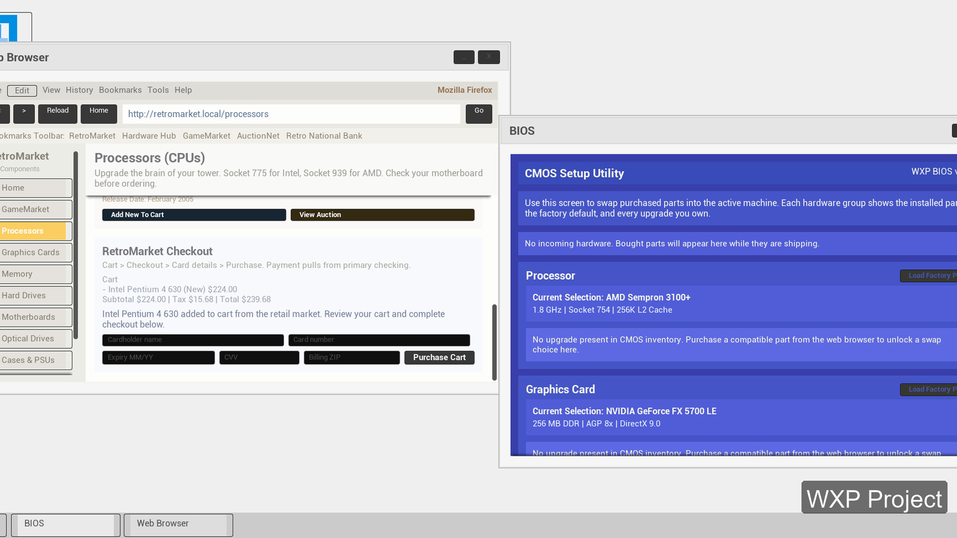 WXP Project screenshot 2
