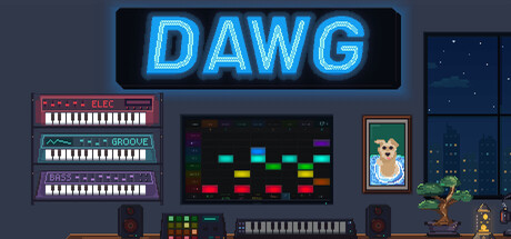 DAWG - Digital Audio Workstation Game — Steam header