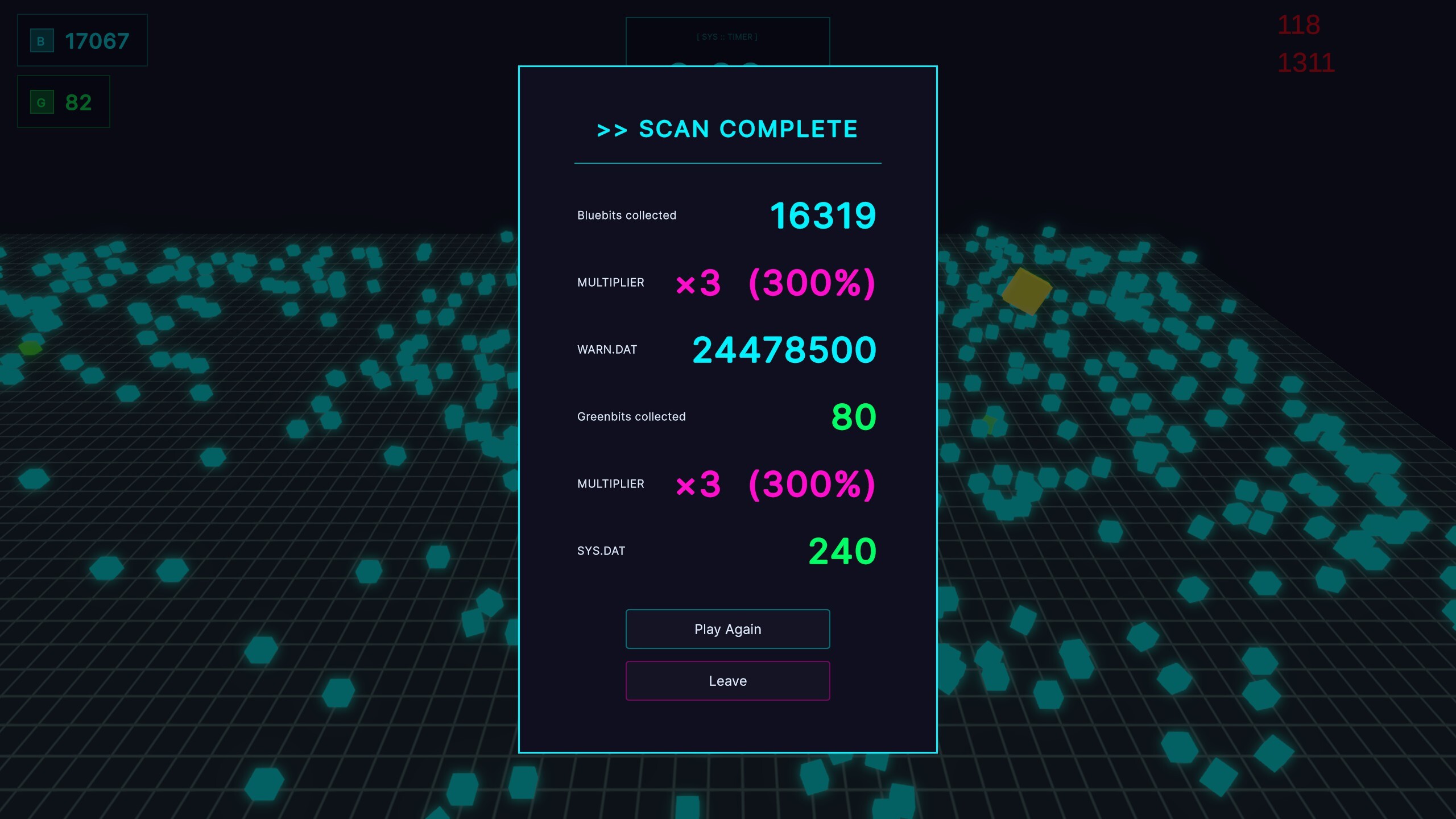 BIT-HOLE: Neon Incremental screenshot 5