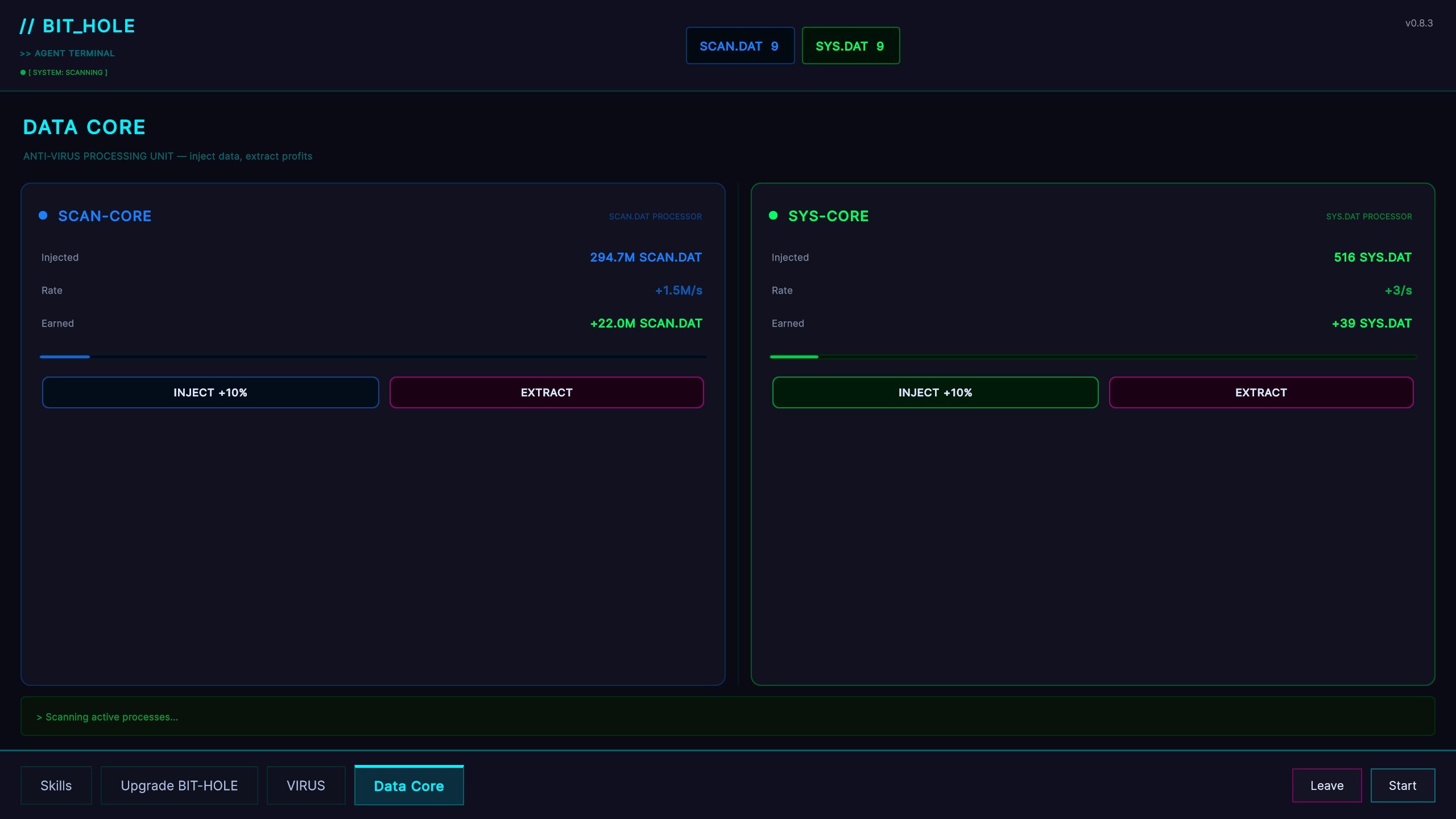 BIT-HOLE: Neon Incremental screenshot 10