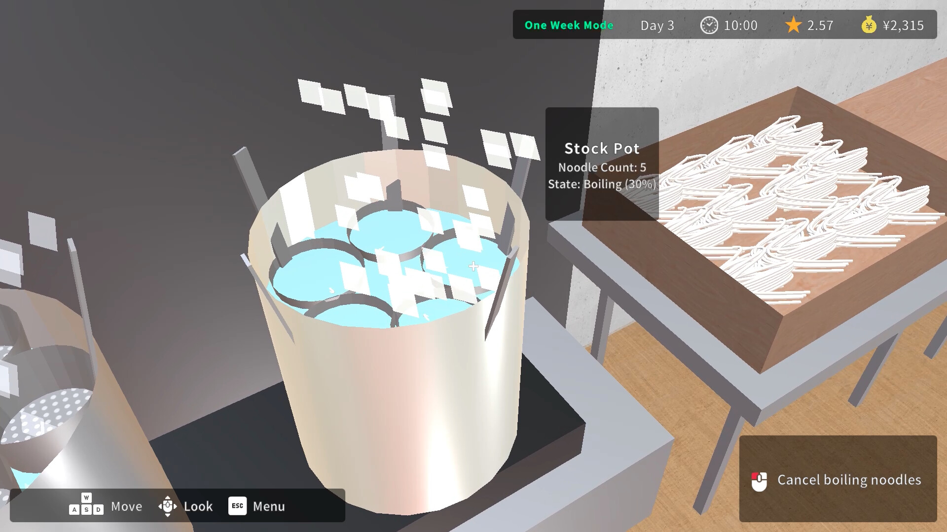 Garlic Ramen Shop Simulator gameplay screenshot 1