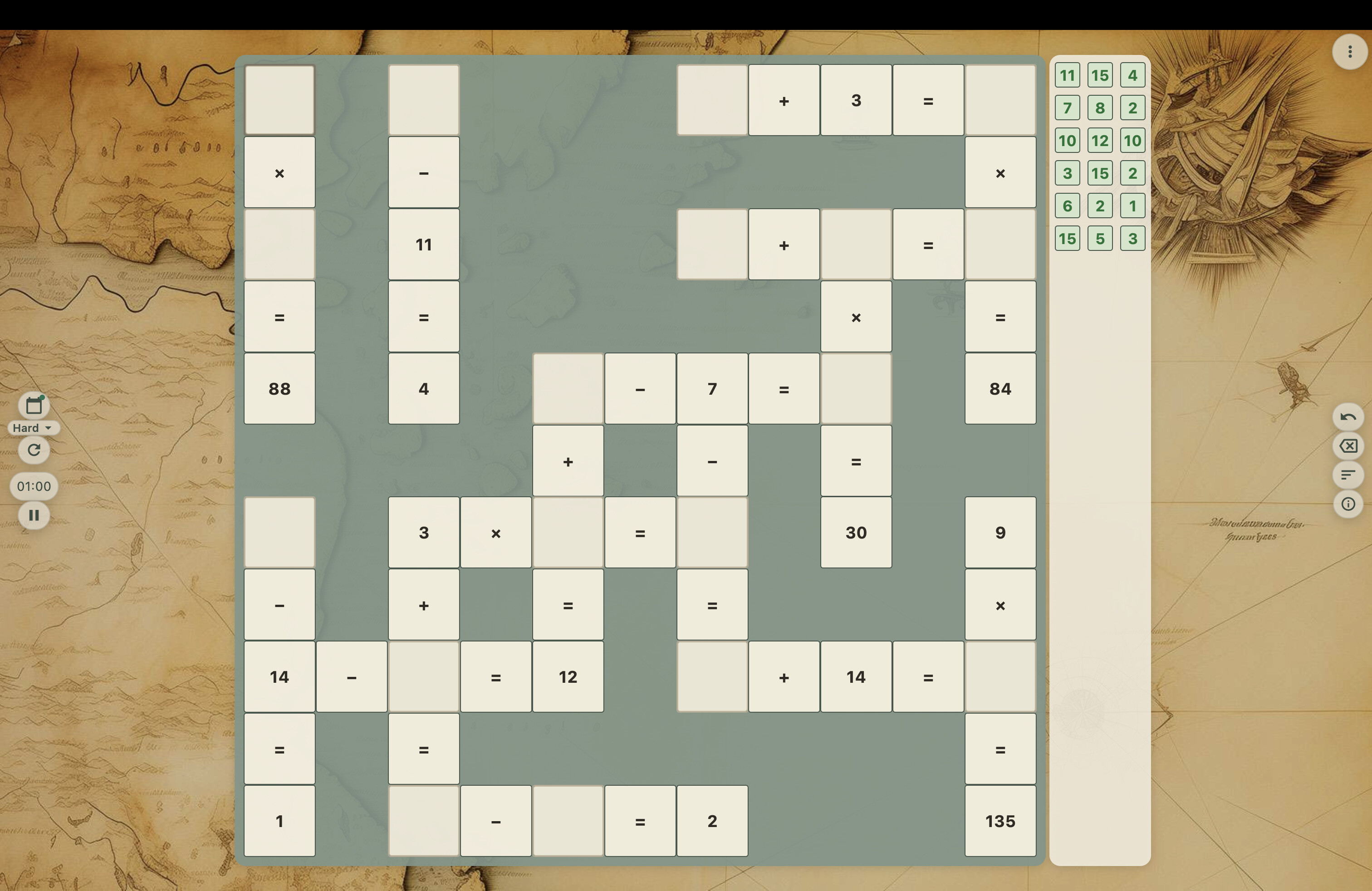 Cross Math - Logic Number Puzzle screenshot 1