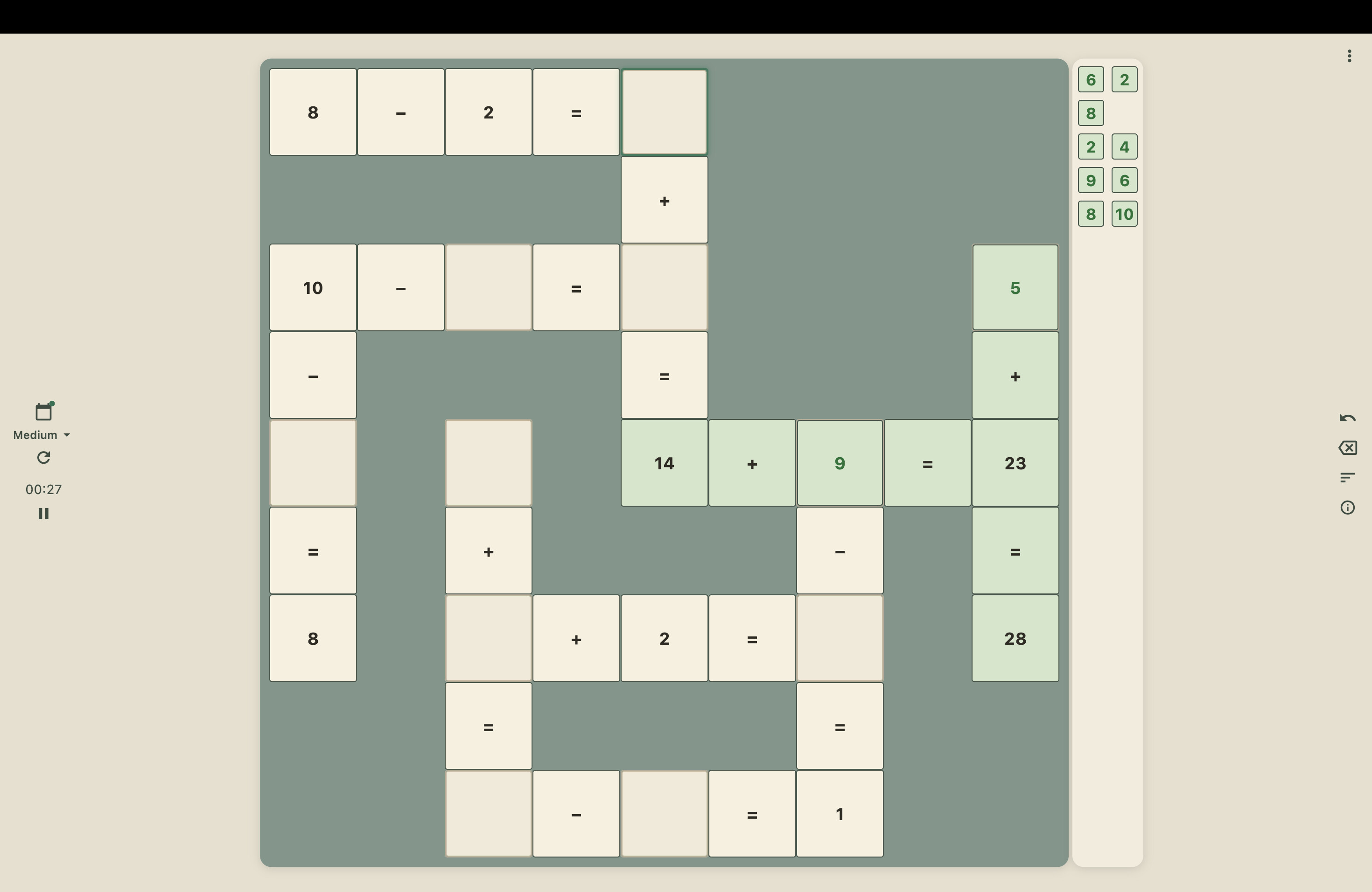 Cross Math - Logic Number Puzzle screenshot 7