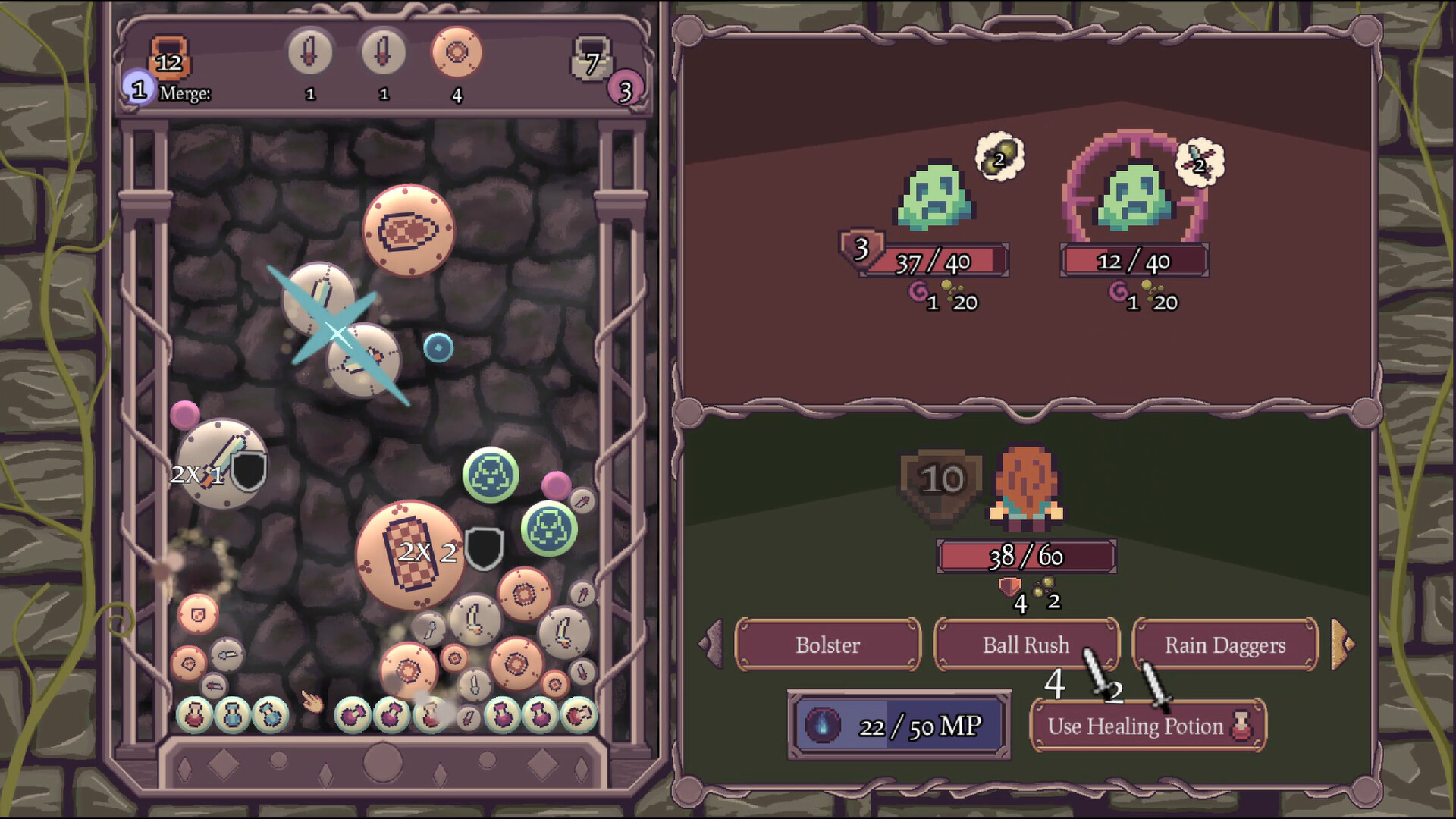 Ball, Fall, Dungeon Crawl screenshot 1