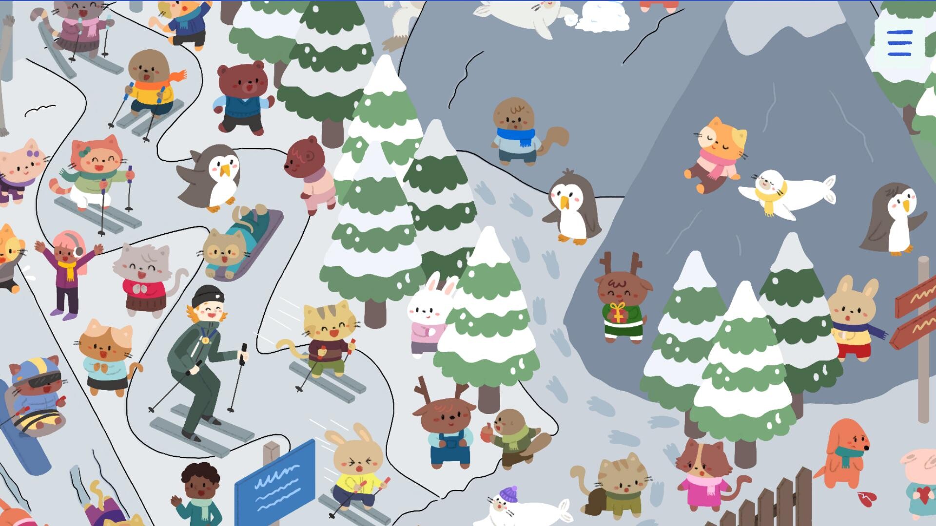 Meow Moments: The Winter Resort screenshot 4