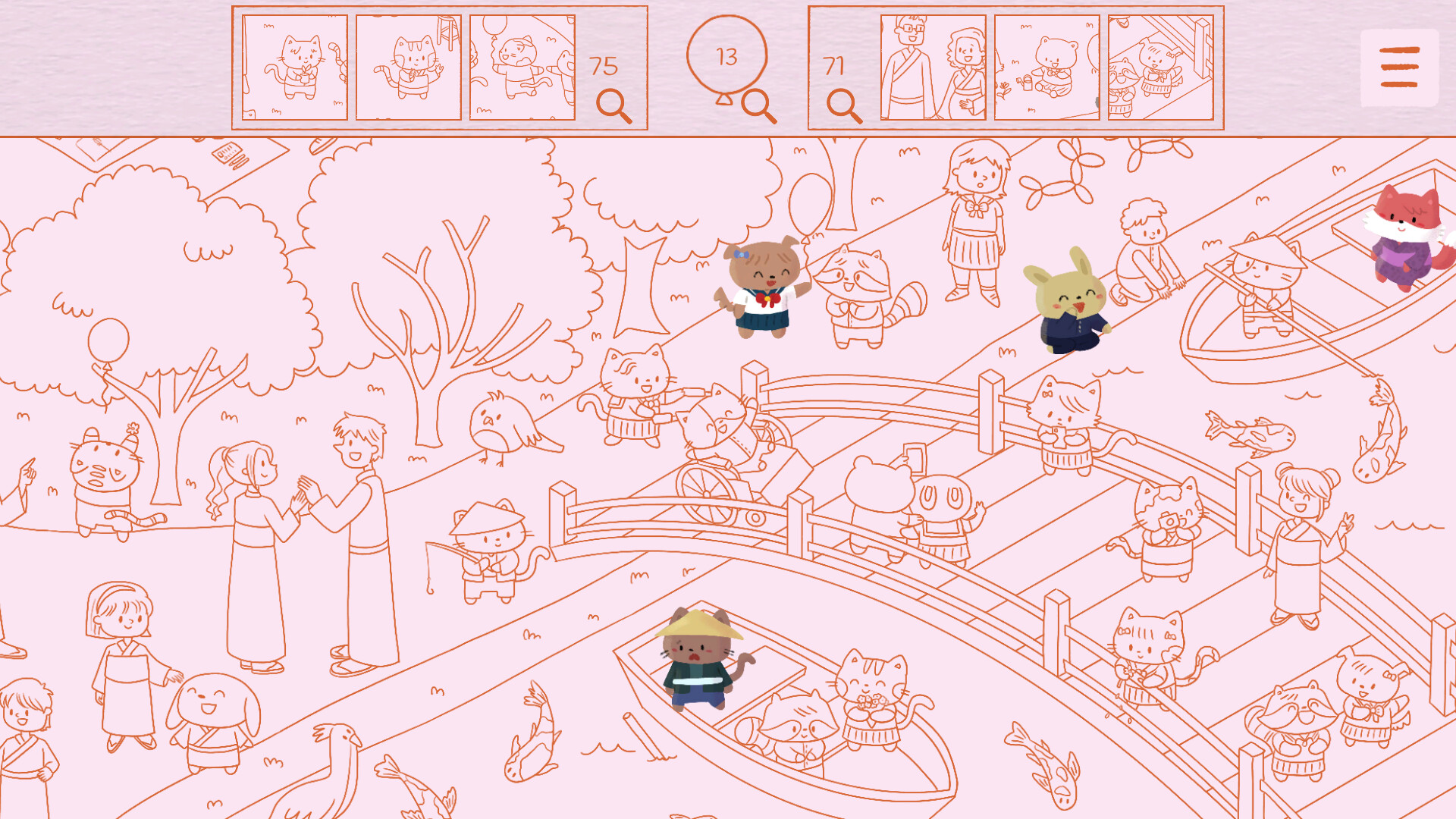 Meow Moments: The Cherry Blossom Park screenshot 2