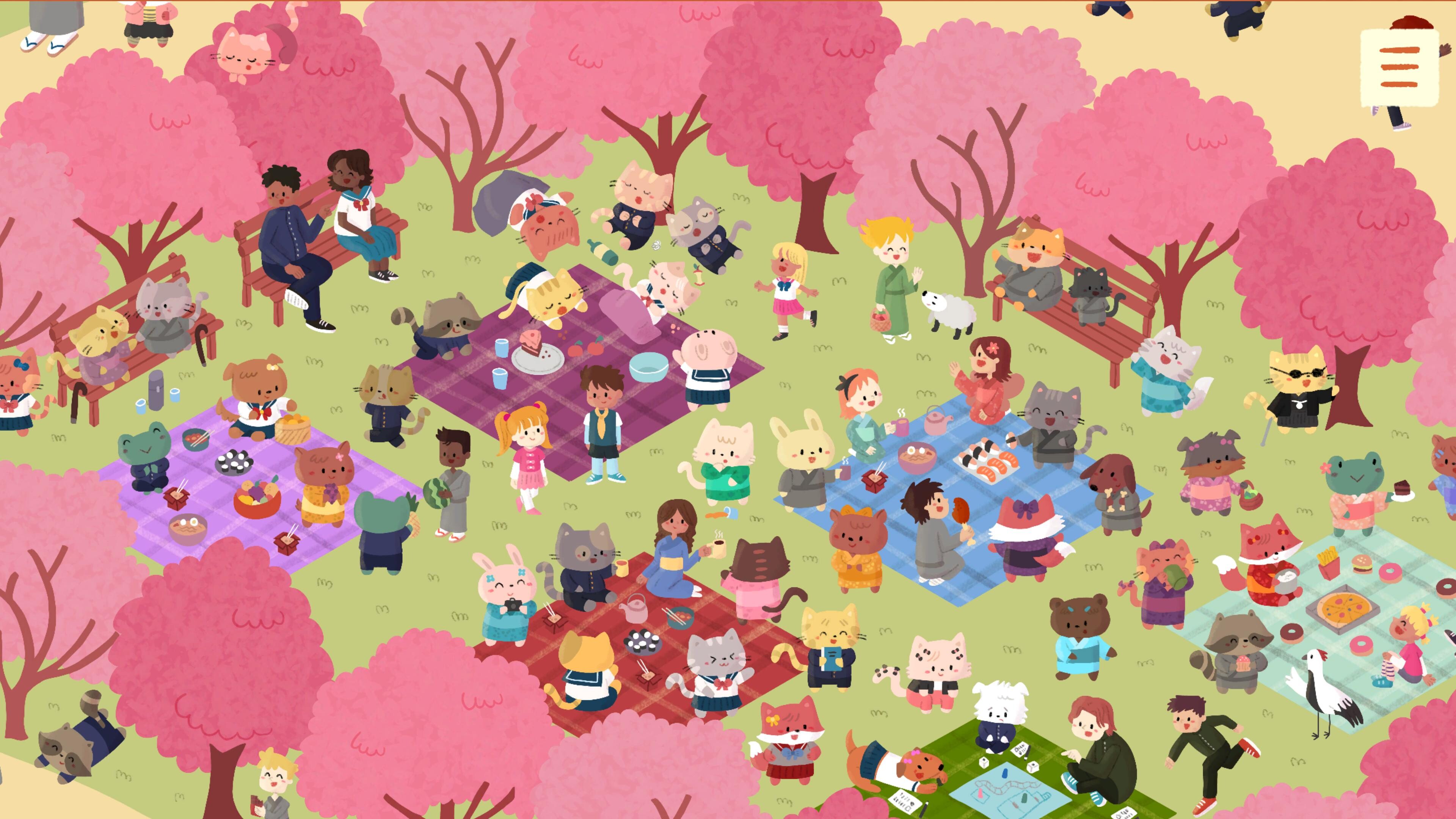 Meow Moments: The Cherry Blossom Park screenshot 4