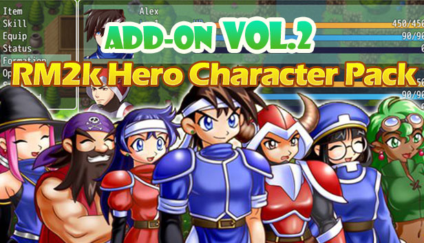 Steamで80% OFF：RPG Maker MV - Add-on Vol.2: RM2K Hero