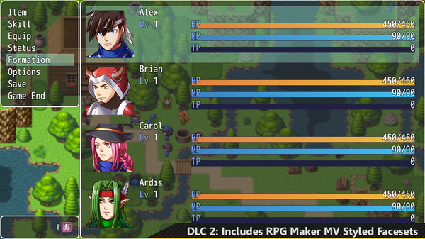 Steamで80% OFF：RPG Maker MV - Add-on Vol.2: RM2K Hero Character Pack