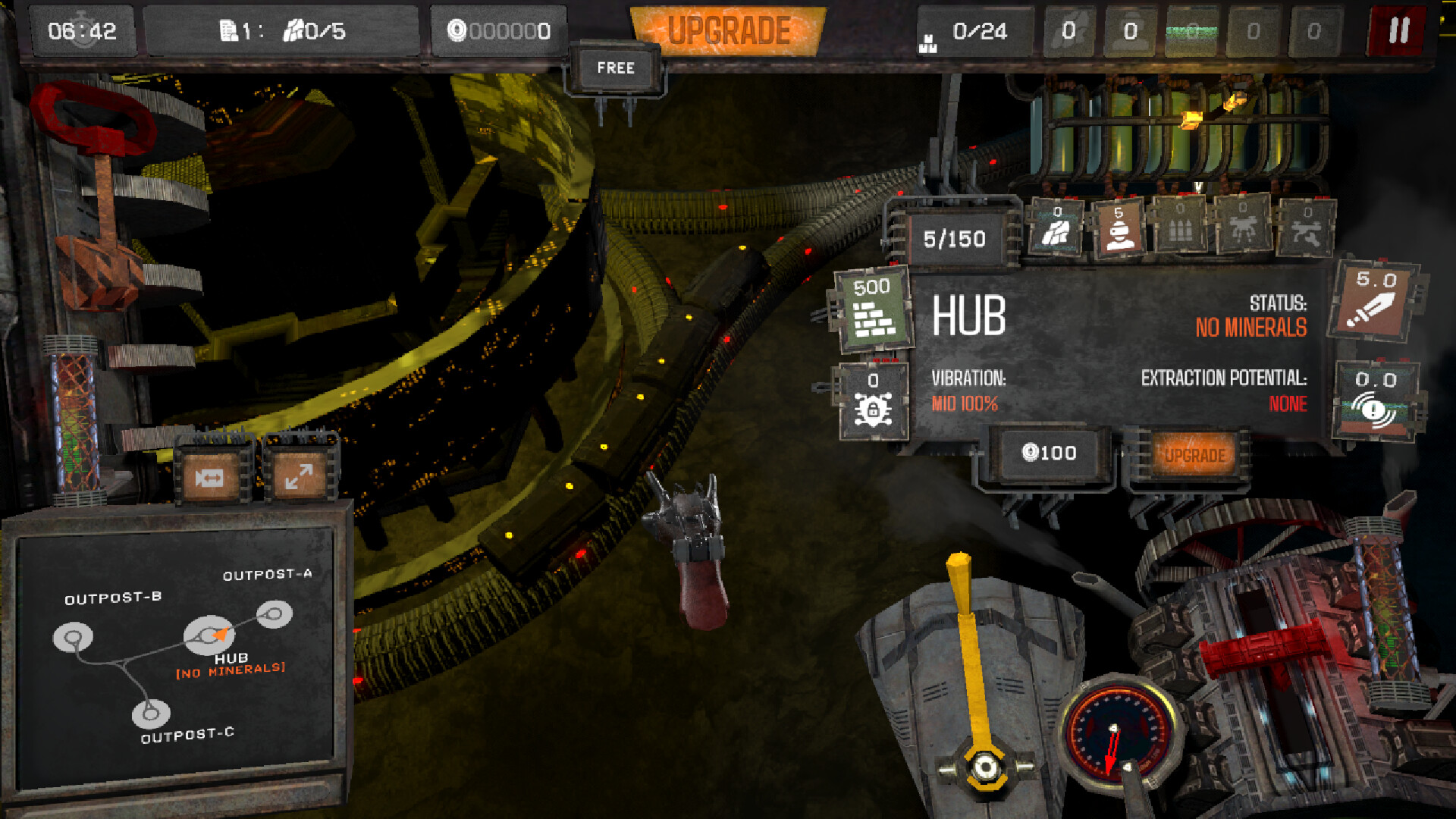 PROFITS 2167 Planetary Resource Optimization and Freight Infrastructure Technician Simulator gameplay screenshot 1