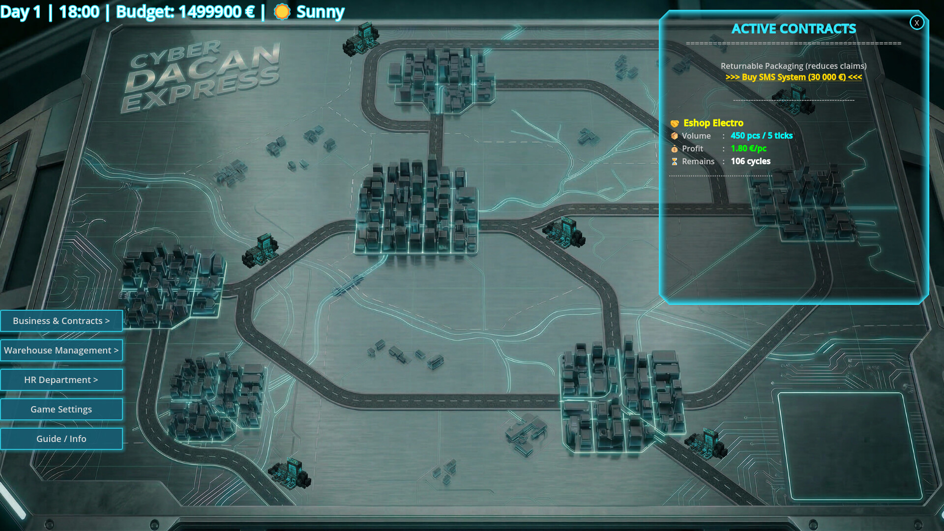 Dacan Express: Logistic manager screenshot 1