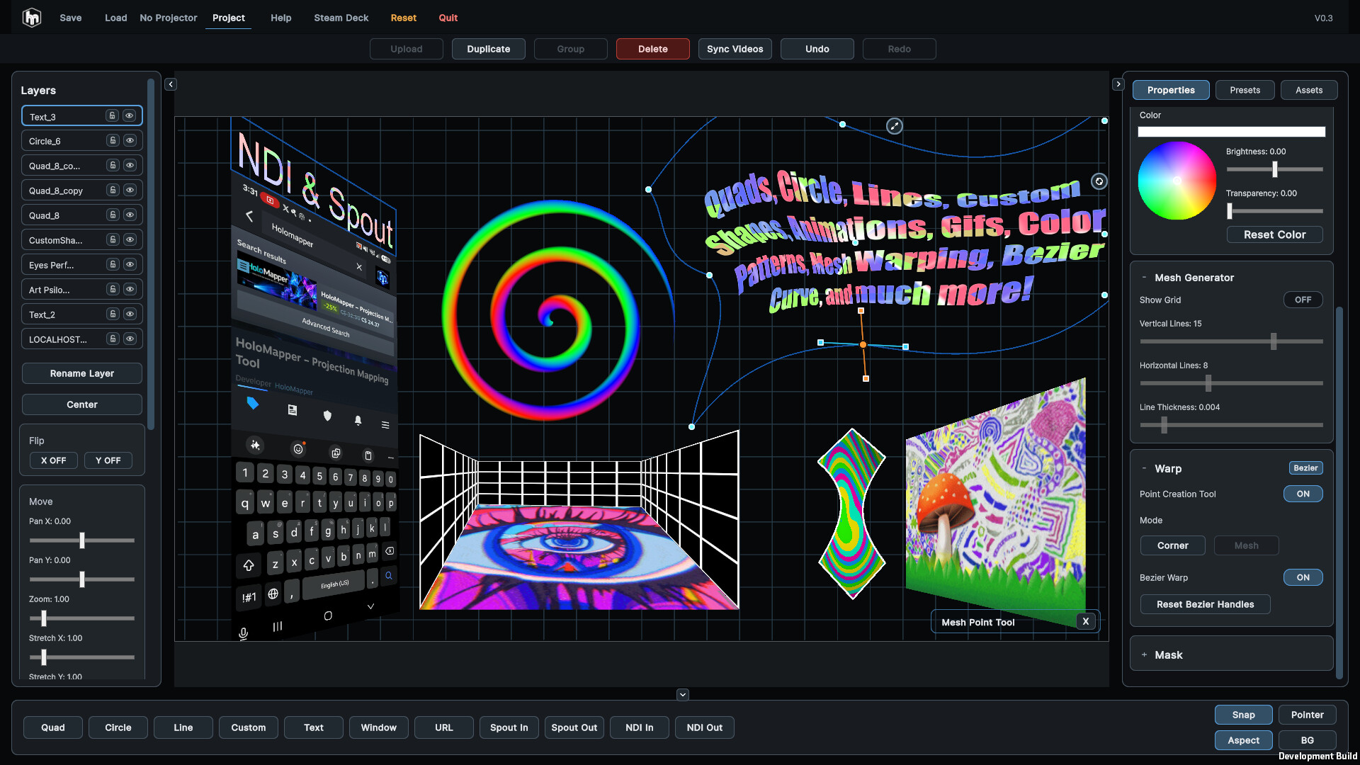 HoloMapper – Projection Mapping Tool screenshot 2
