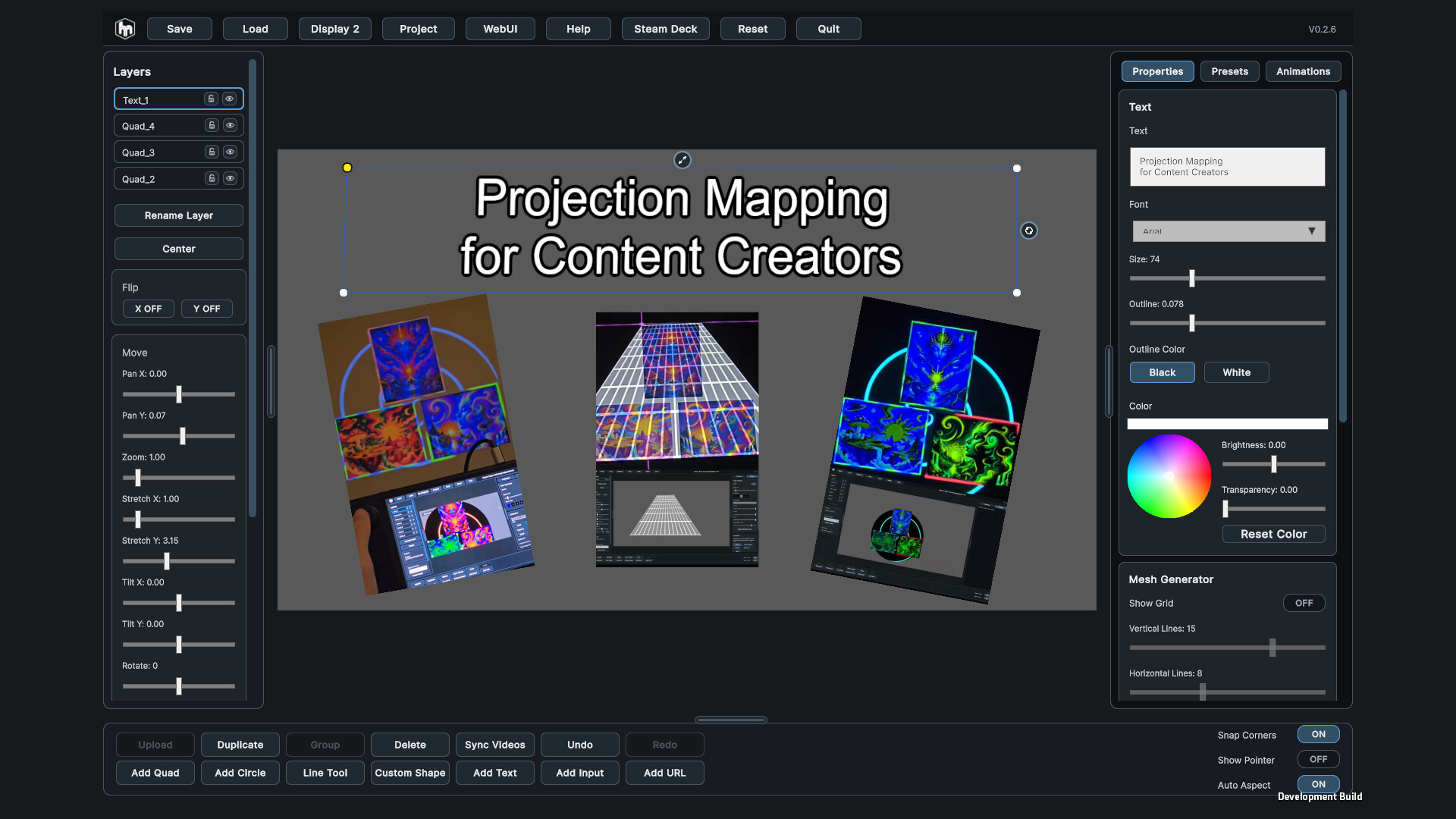 HoloMapper – Projection Mapping Tool screenshot 3
