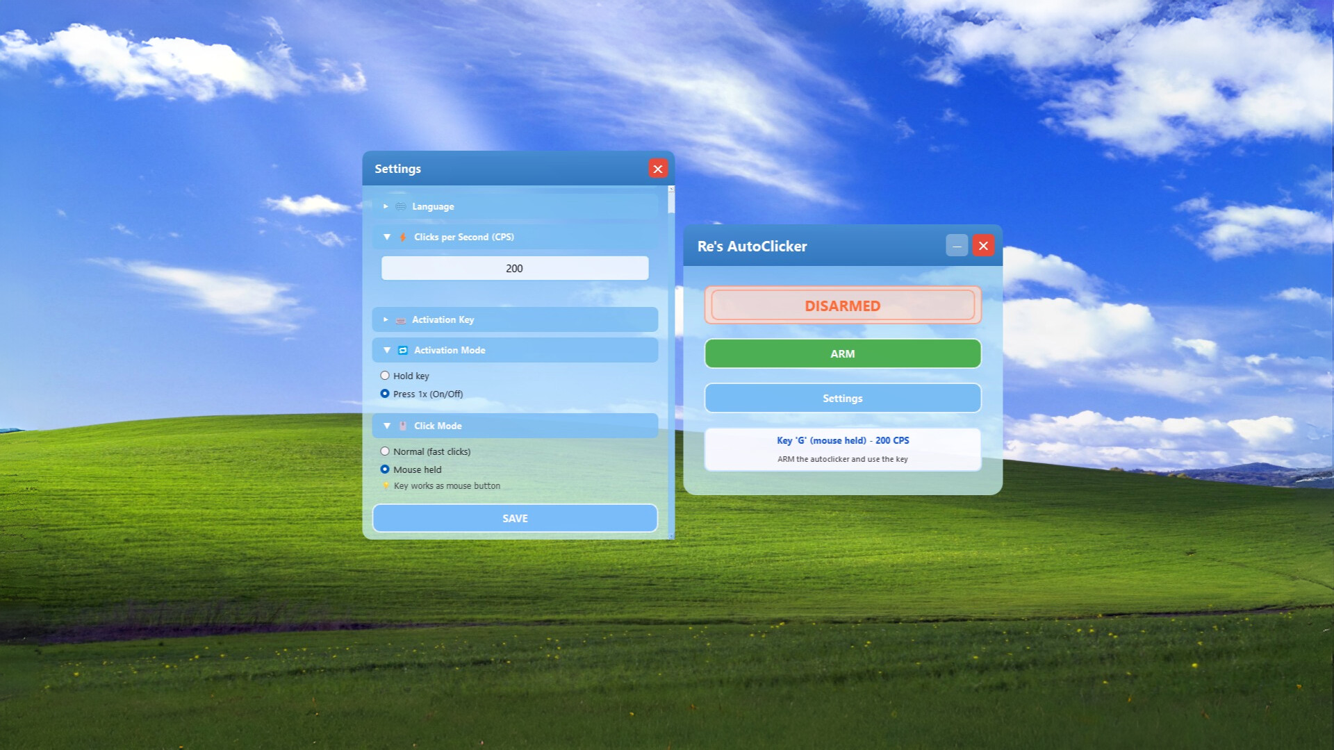 Re's AutoClick screenshot 3