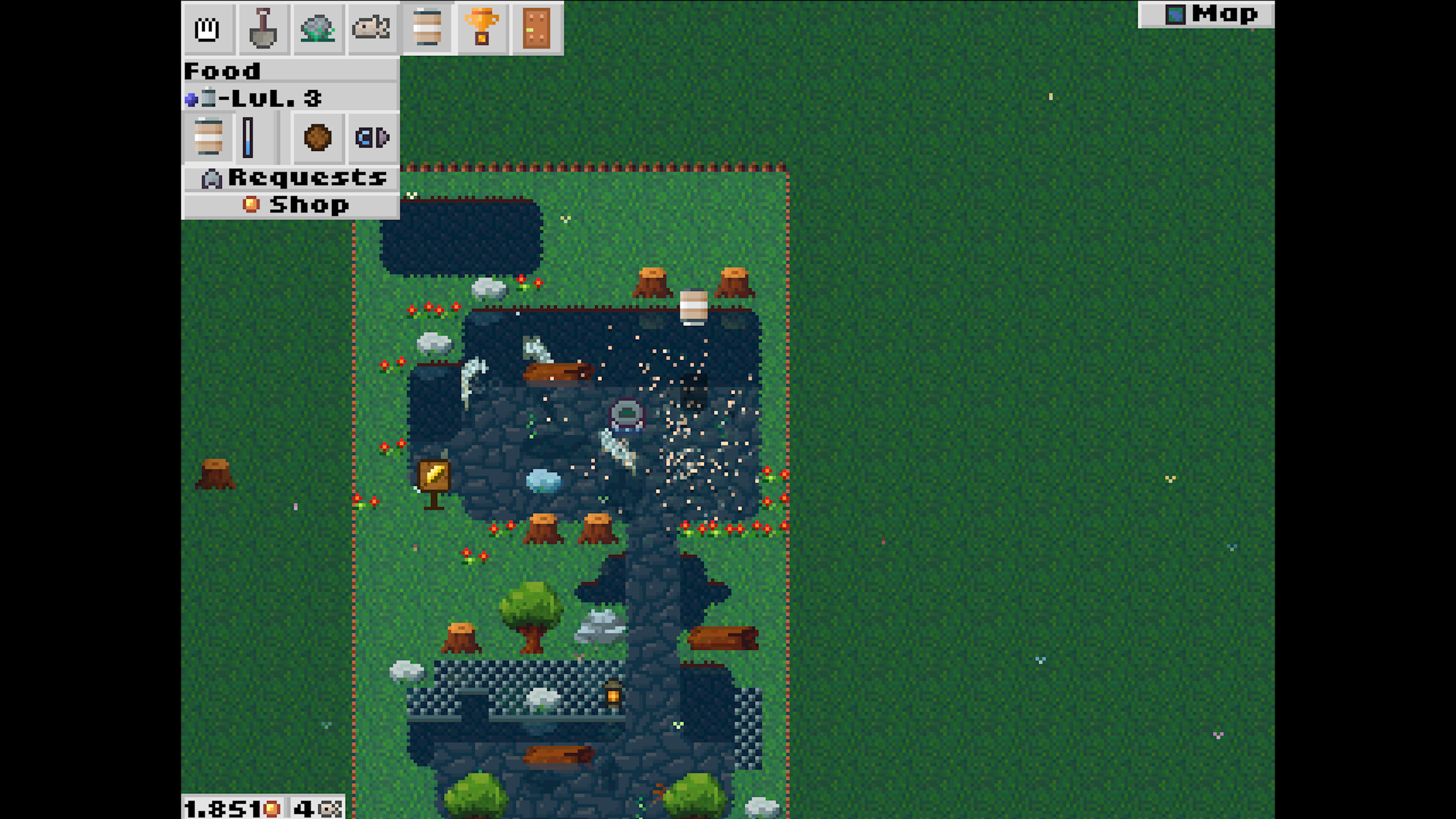 Retro Pond screenshot 1