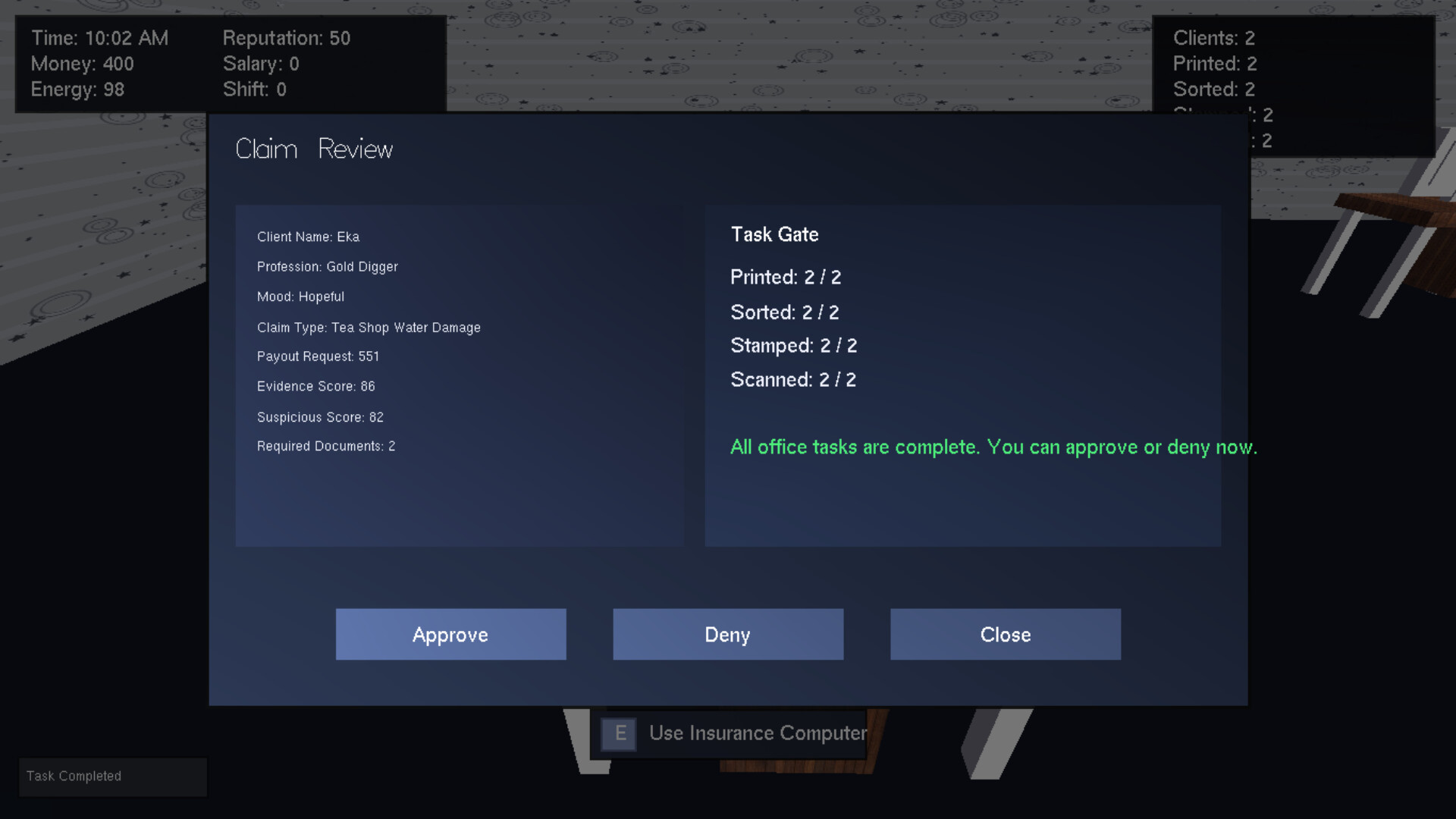 Insurance Agent Simulator screenshot 3