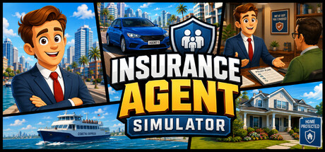 Insurance Agent Simulator — Steam header