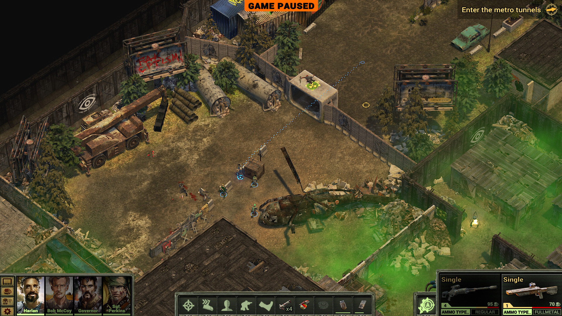 Dustwind Resistance Tunnels of Death gameplay screenshot 2