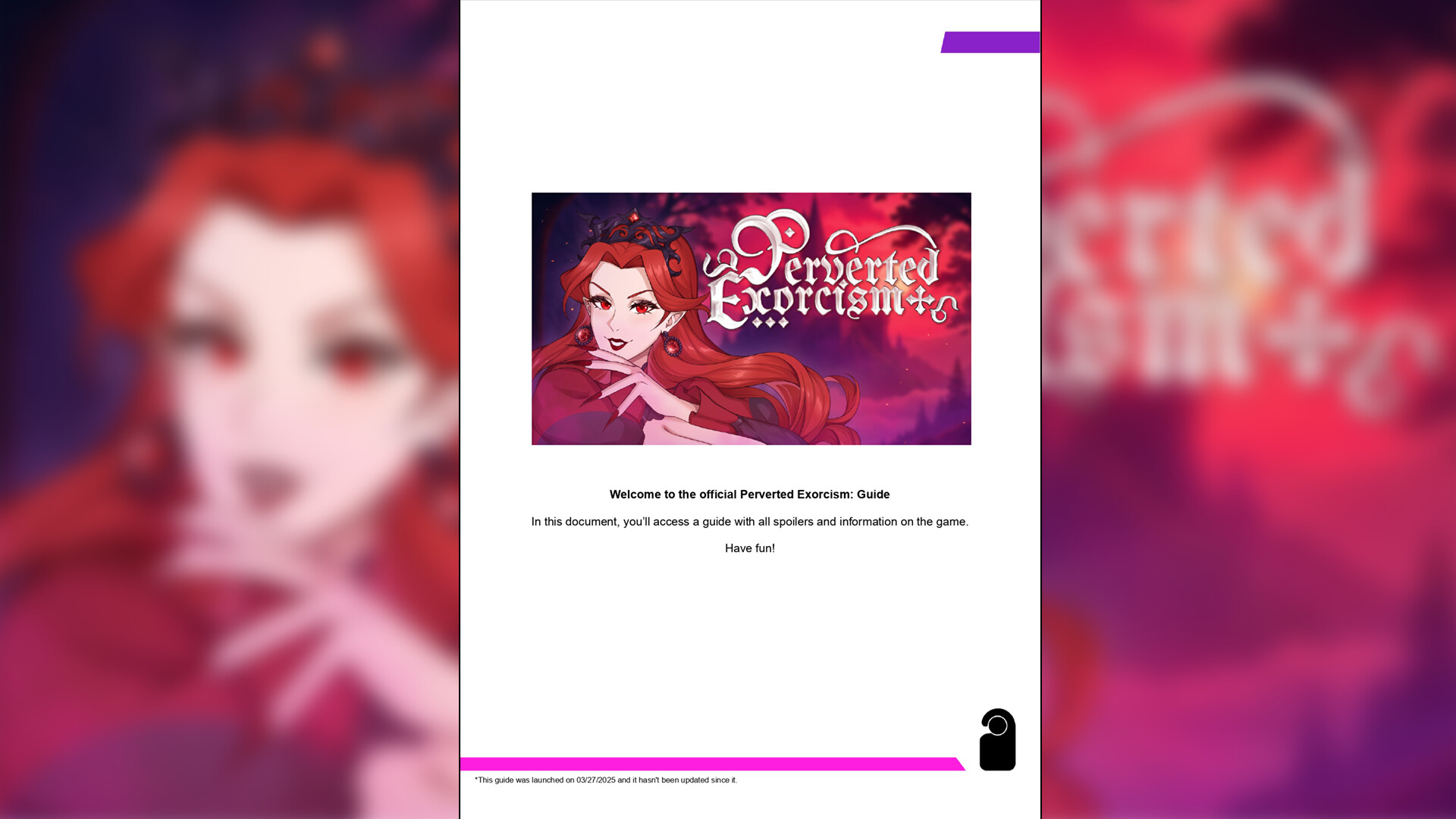 Perverted Exorcism: Guide screenshot 1