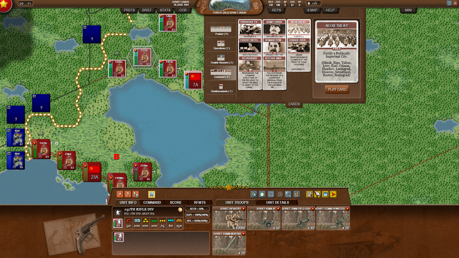 Decisive Campaigns: Barbarossa screenshot 7