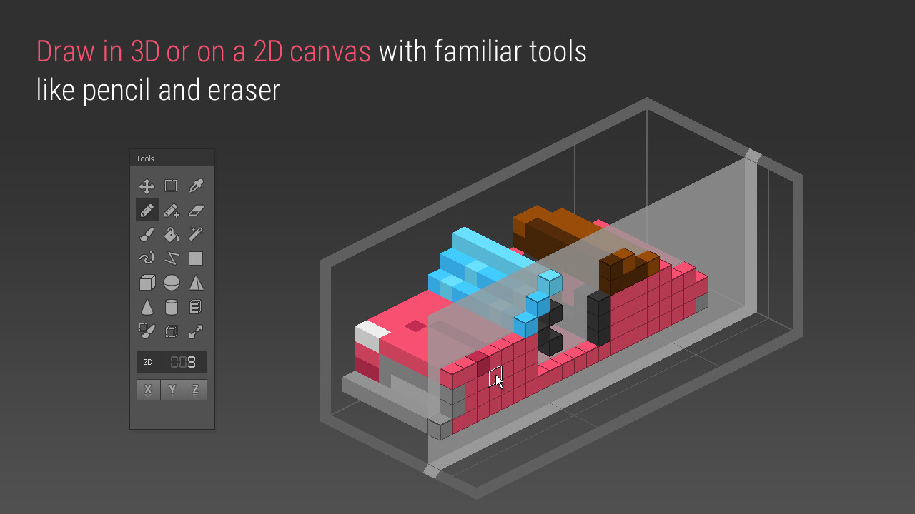Qubicle Voxel Editor screenshot 3