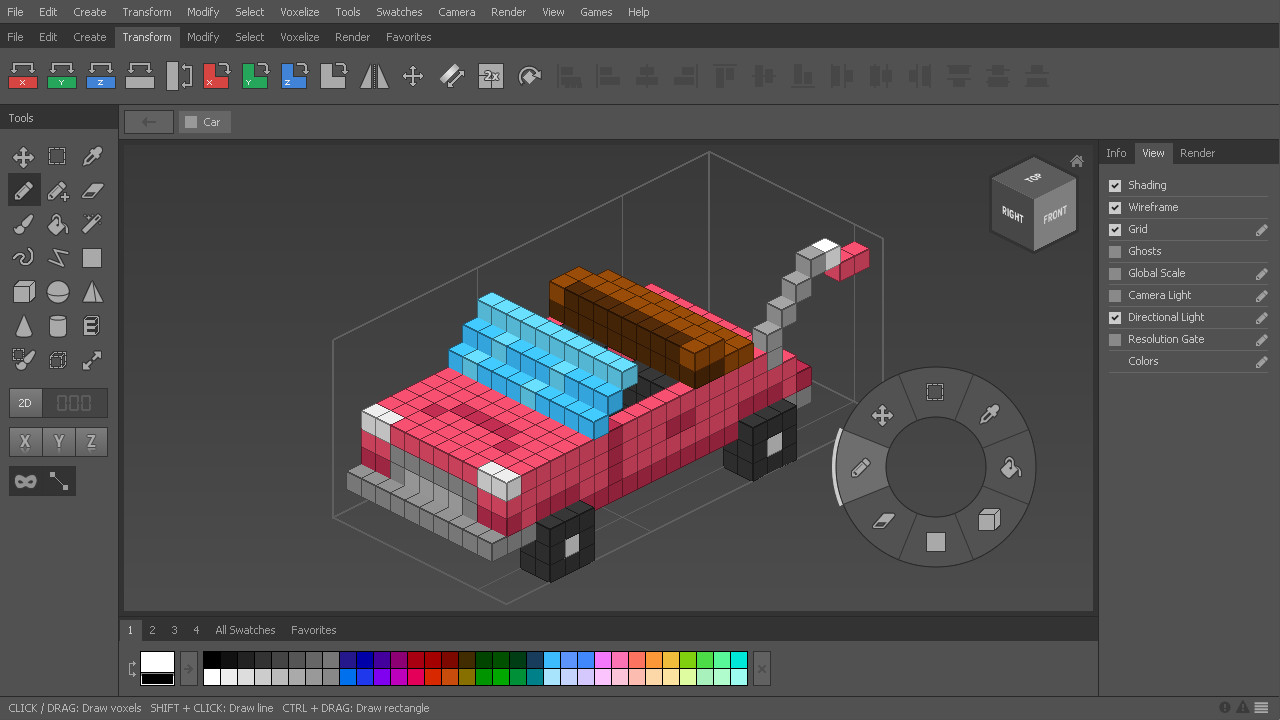 Qubicle Voxel Editor screenshot 1