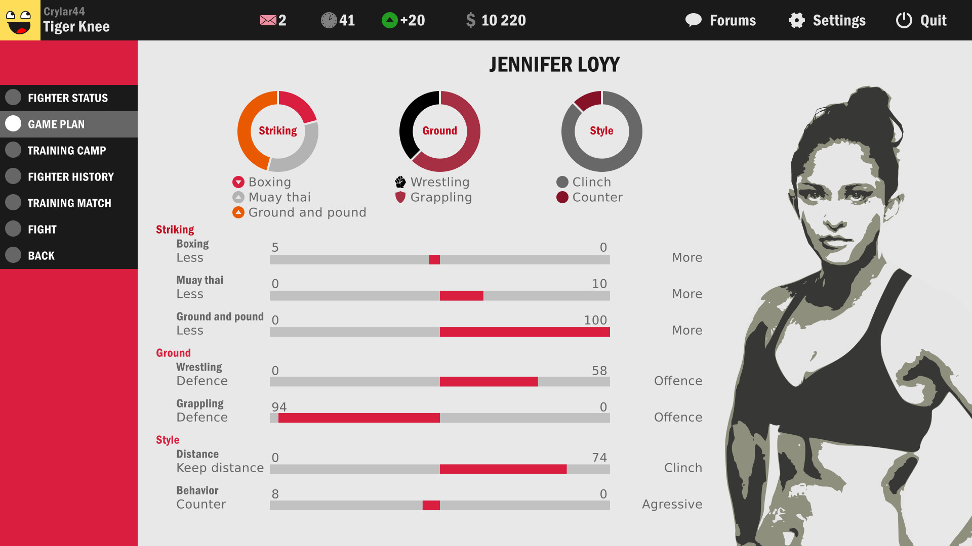 Ultimate Fight Manager 2016 screenshot 5