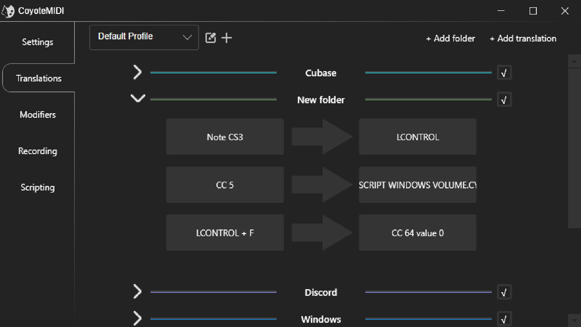 CoyoteMIDI PRO screenshot 1