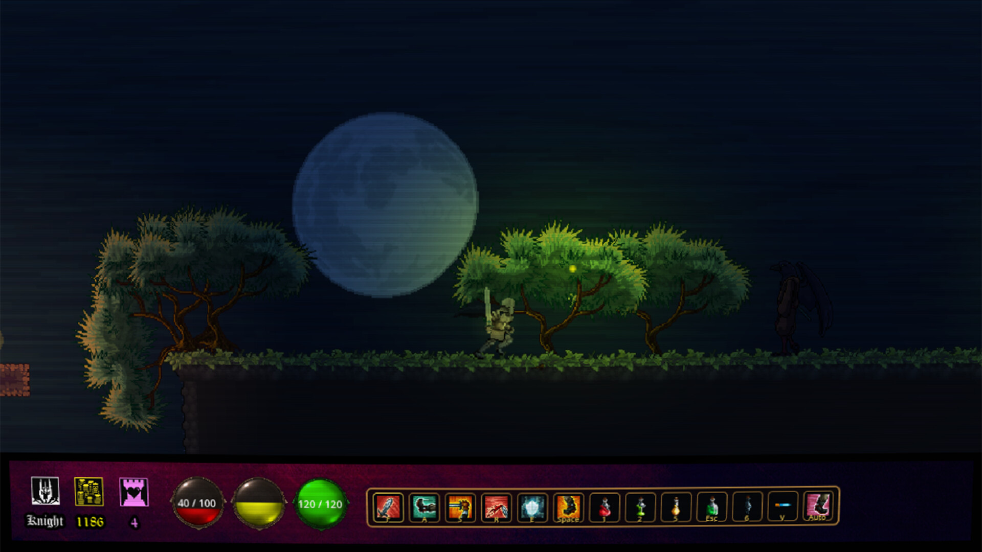 Il metroidvania heavy metal A Knight of Lothen è uscito da tre mesi e su Steam non ha una recensione 3 Screenshot #1