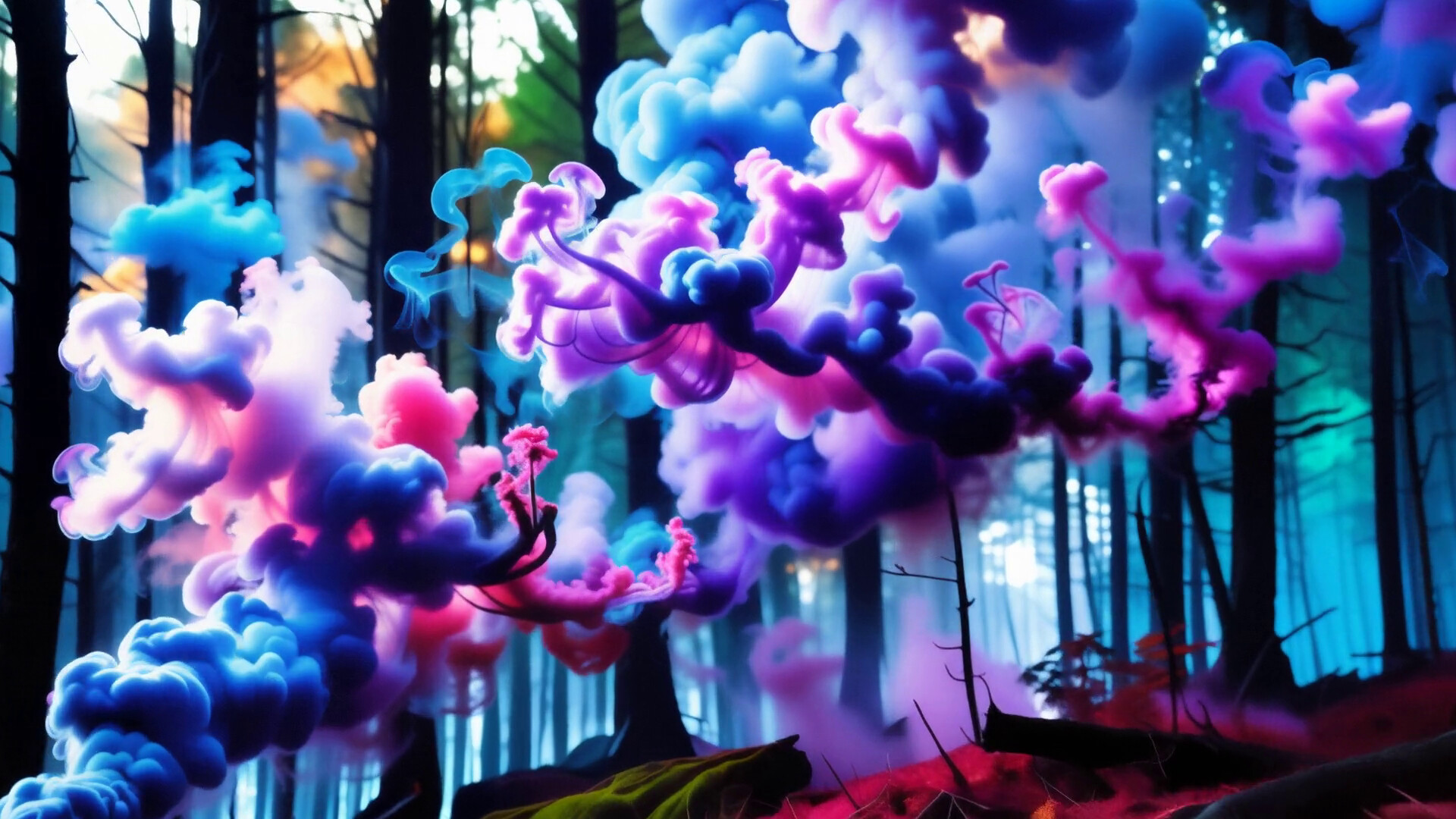 AI-VJ - Magic Forest 5 Visuals screenshot 1