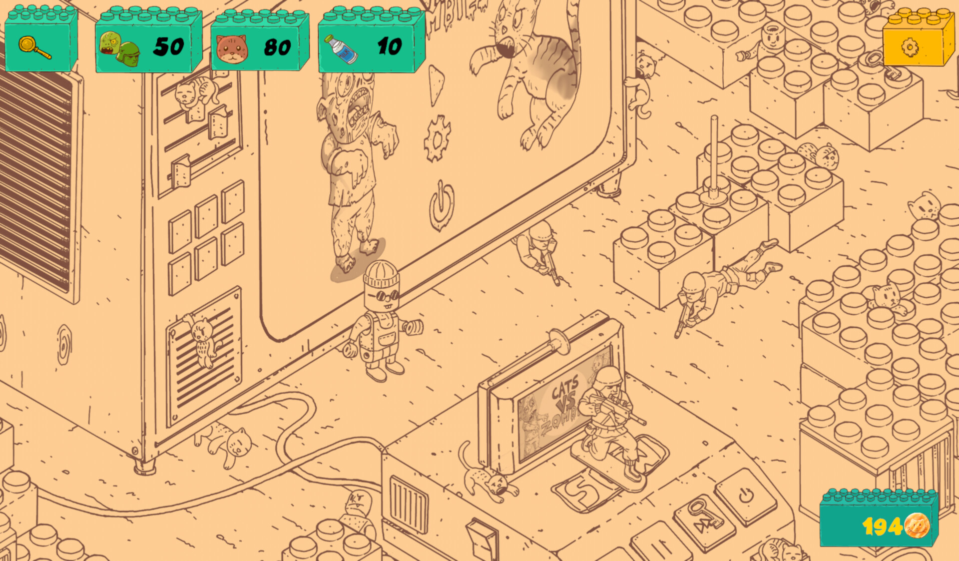 Tiny Cats vs Toys screenshot 6