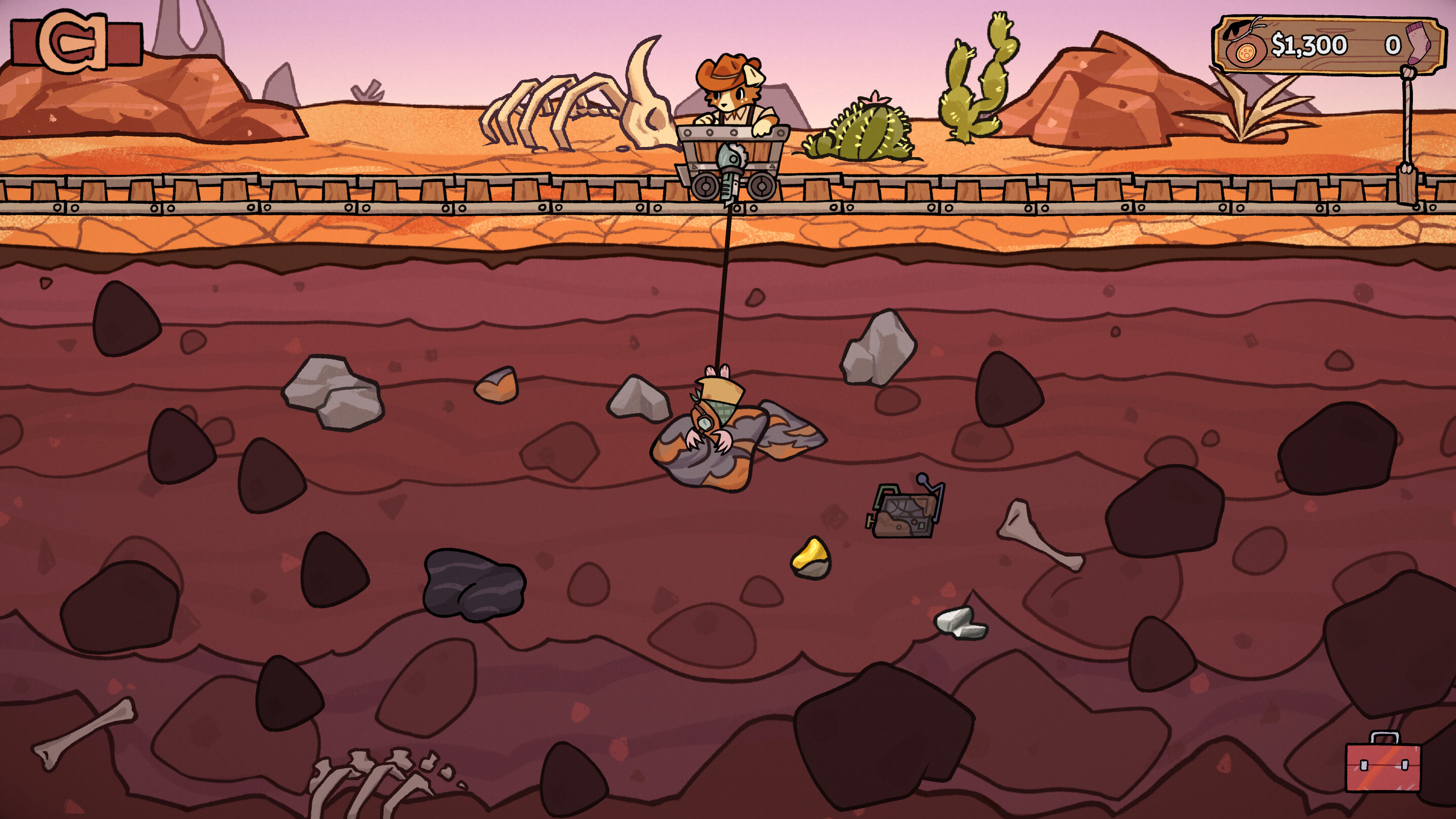 Pup & Mole: Gold Rush screenshot 1