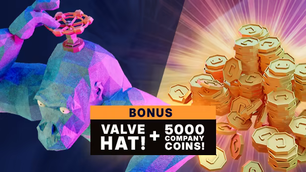 Bonus: Valve Hat + 5000 Company Coins