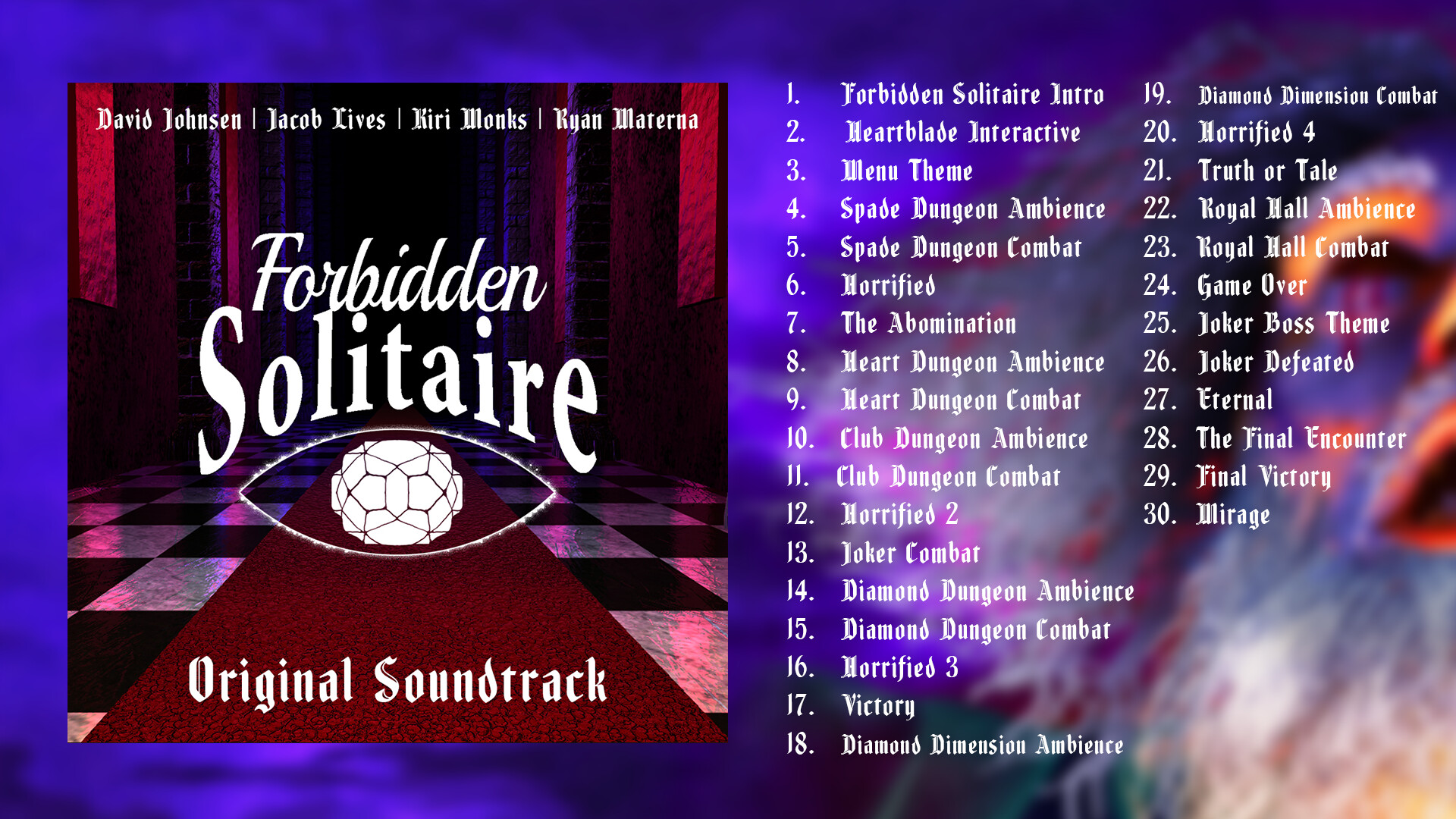 Forbidden Solitaire Soundtrack screenshot 1