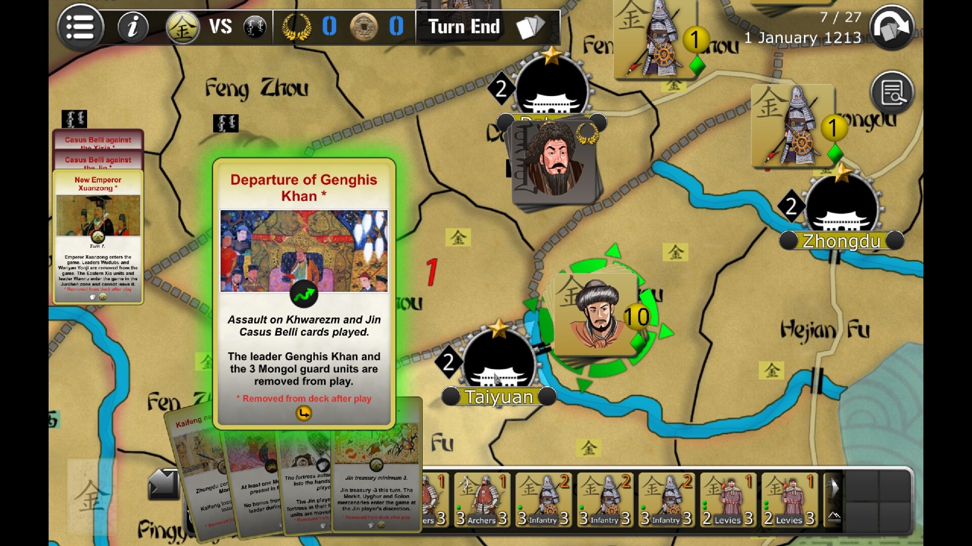 Wars Across the World: Genghis 1207 screenshot 10