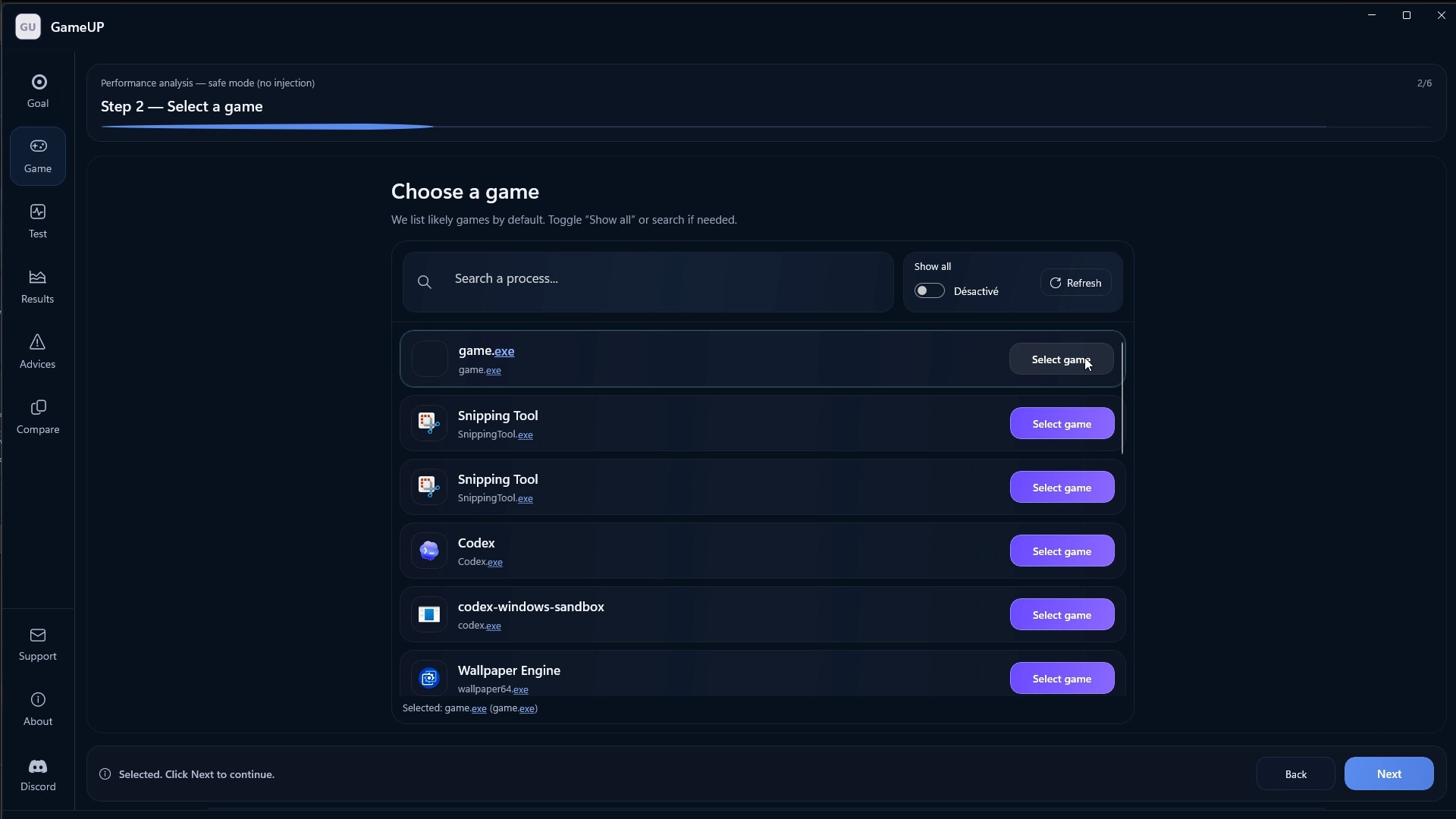 GameUP screenshot 2