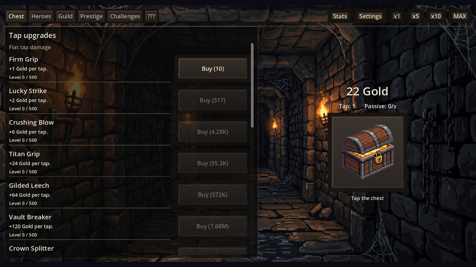 TreasureClicker screenshot 1
