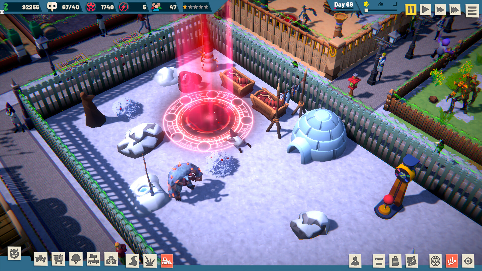 Gameplay Screenshots - Atraksi Monster di Taman Hiburan