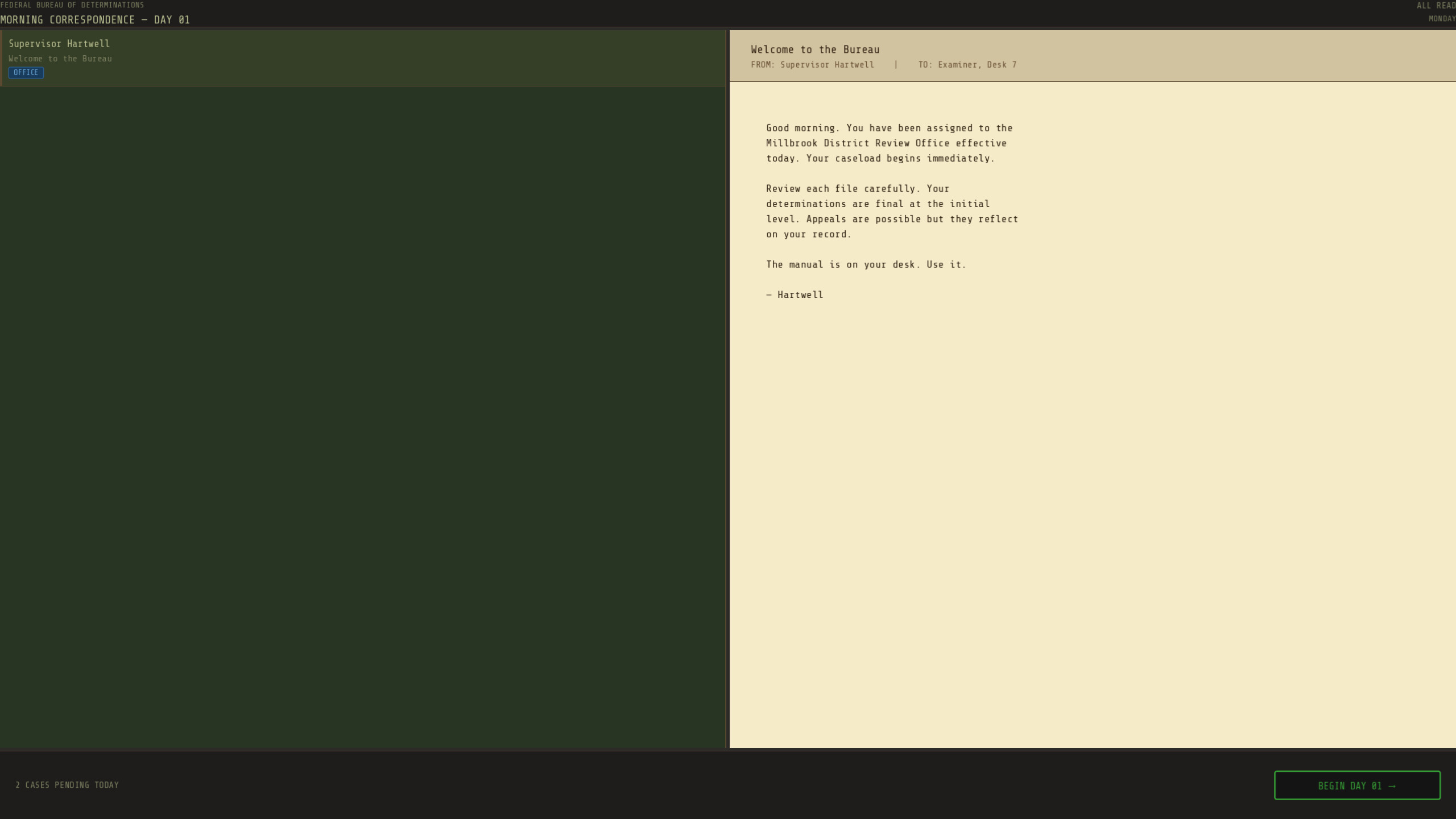 The Determinator screenshot 1