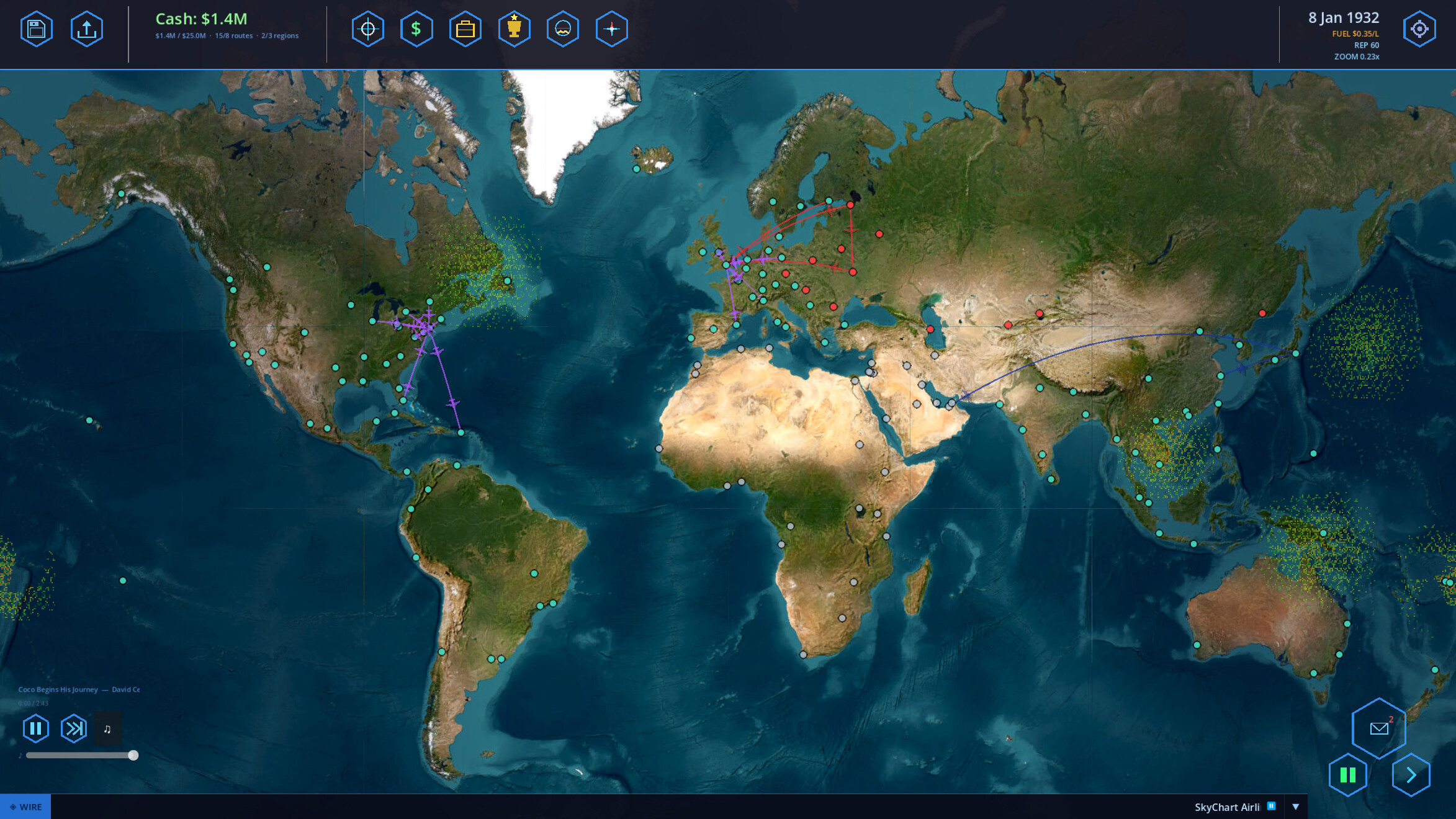 SkyChart: Airline Executive screenshot 1