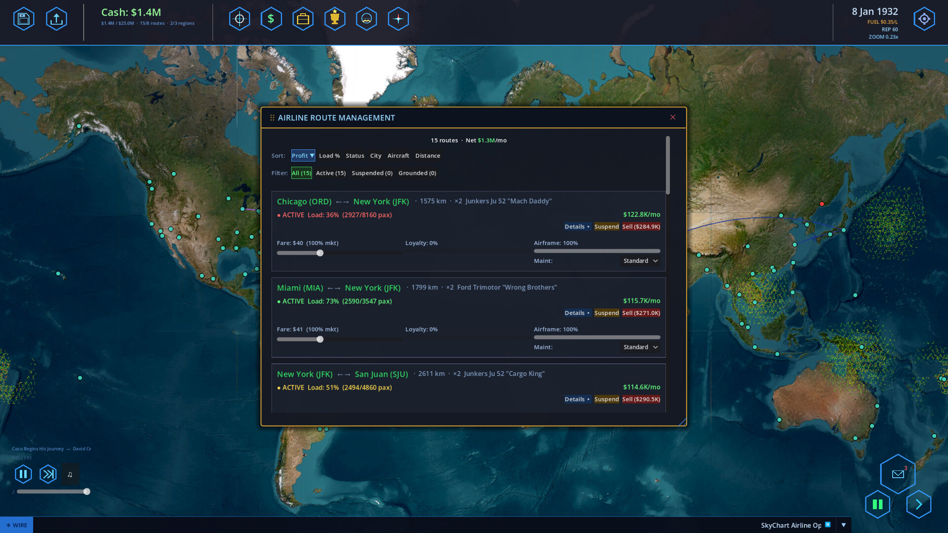 SkyChart Airline Executive Build 24365876 gameplay screenshot 2