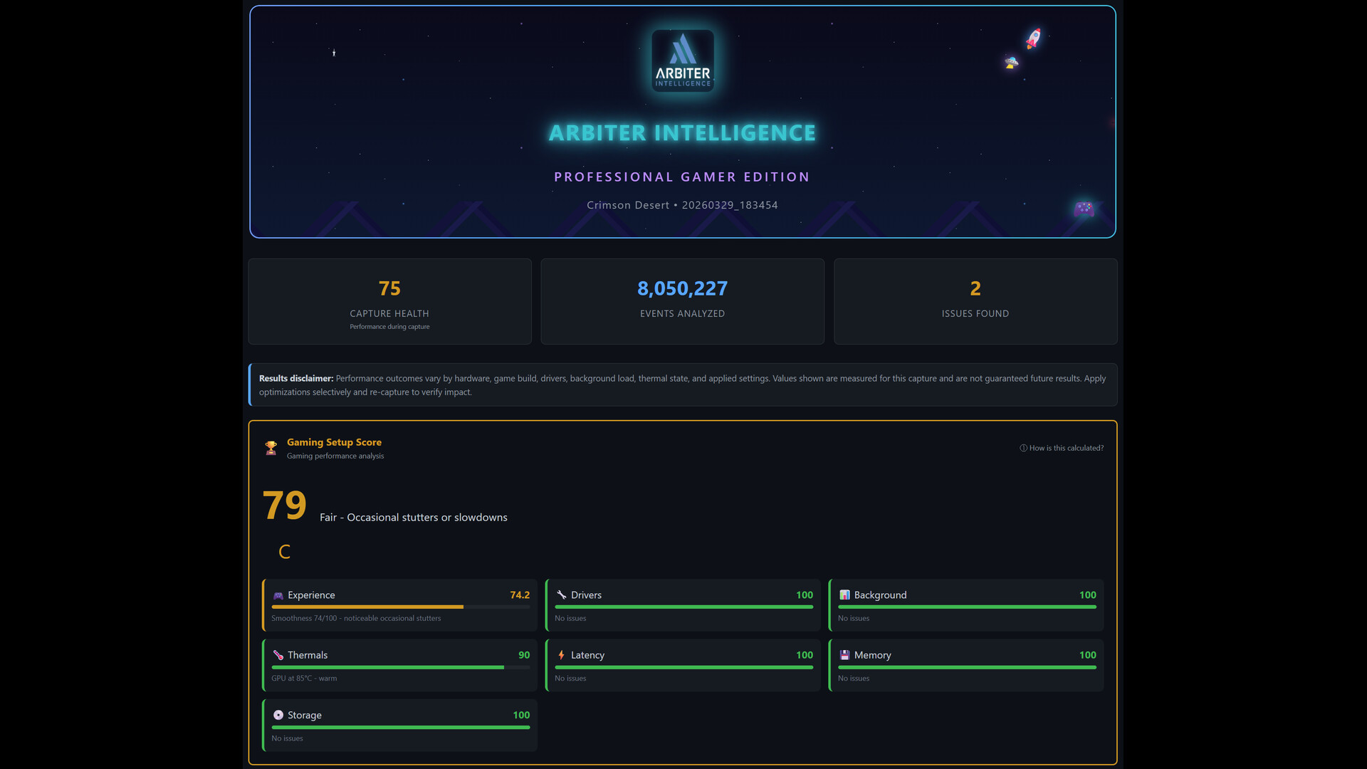 Arbiter Intelligence Pro screenshot 3