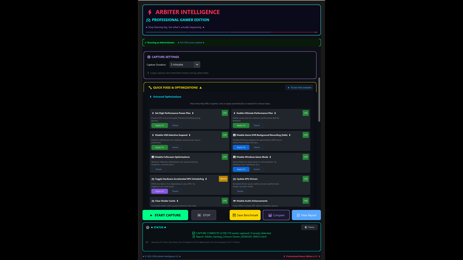 Arbiter Intelligence Pro screenshot 2