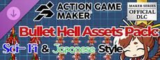 ACTION GAME MAKER - Bullet Hell Assets Pack: Sci-Fi & Japanese Style