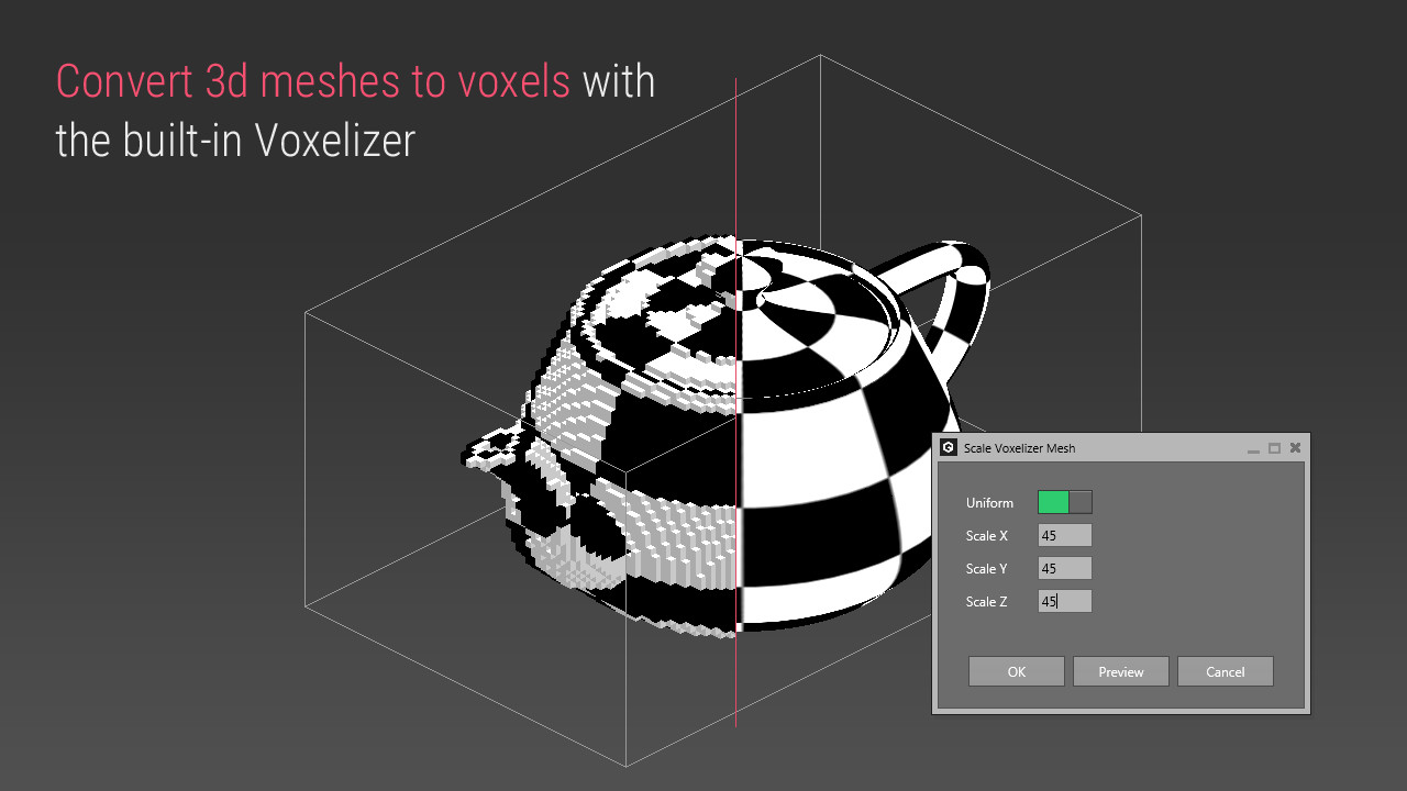 Qubicle Voxelizer Module screenshot 1