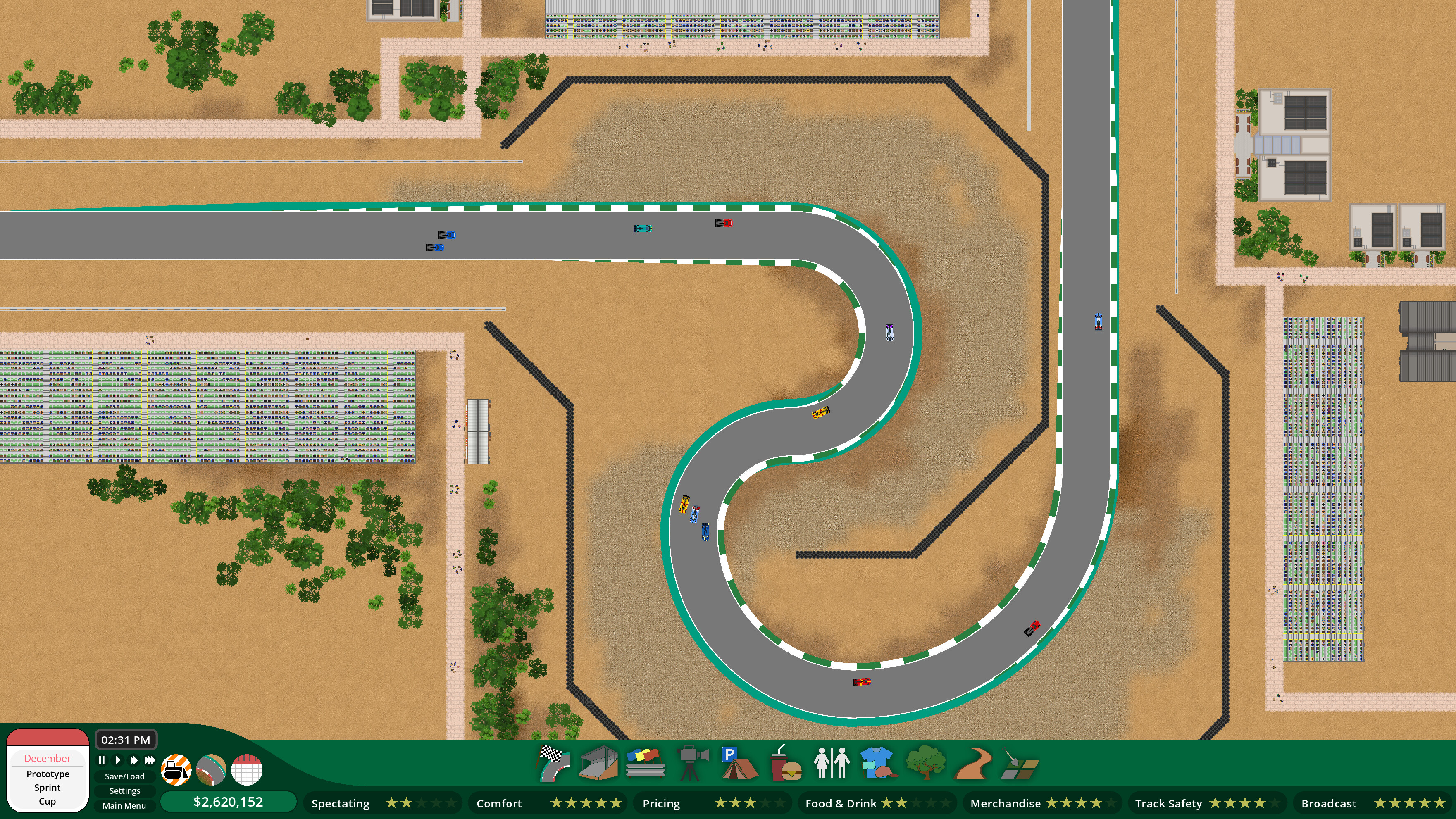 Racetrack Tycoon screenshot 2
