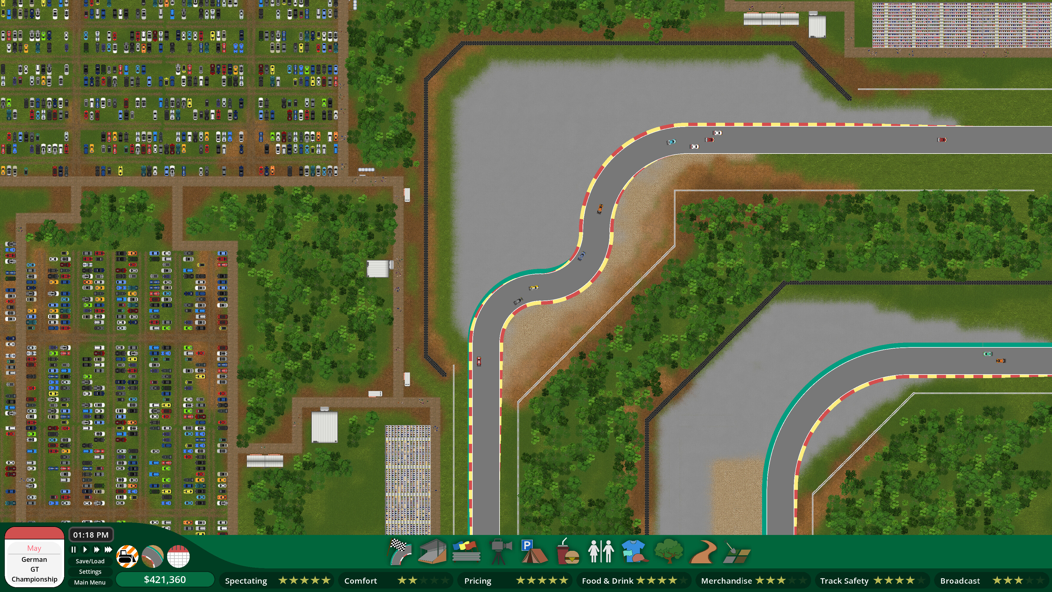 Racetrack Tycoon screenshot 1