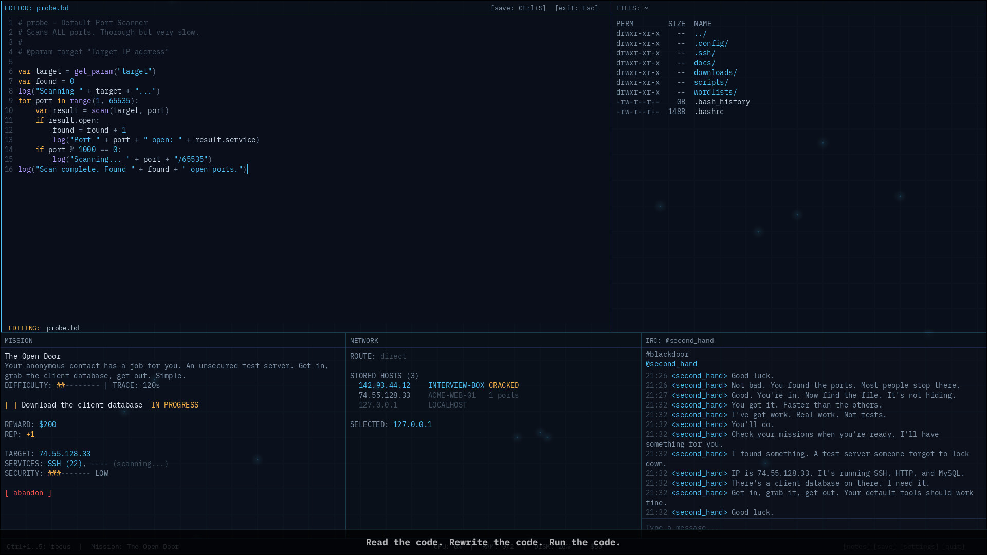 Blackdoor screenshot 1