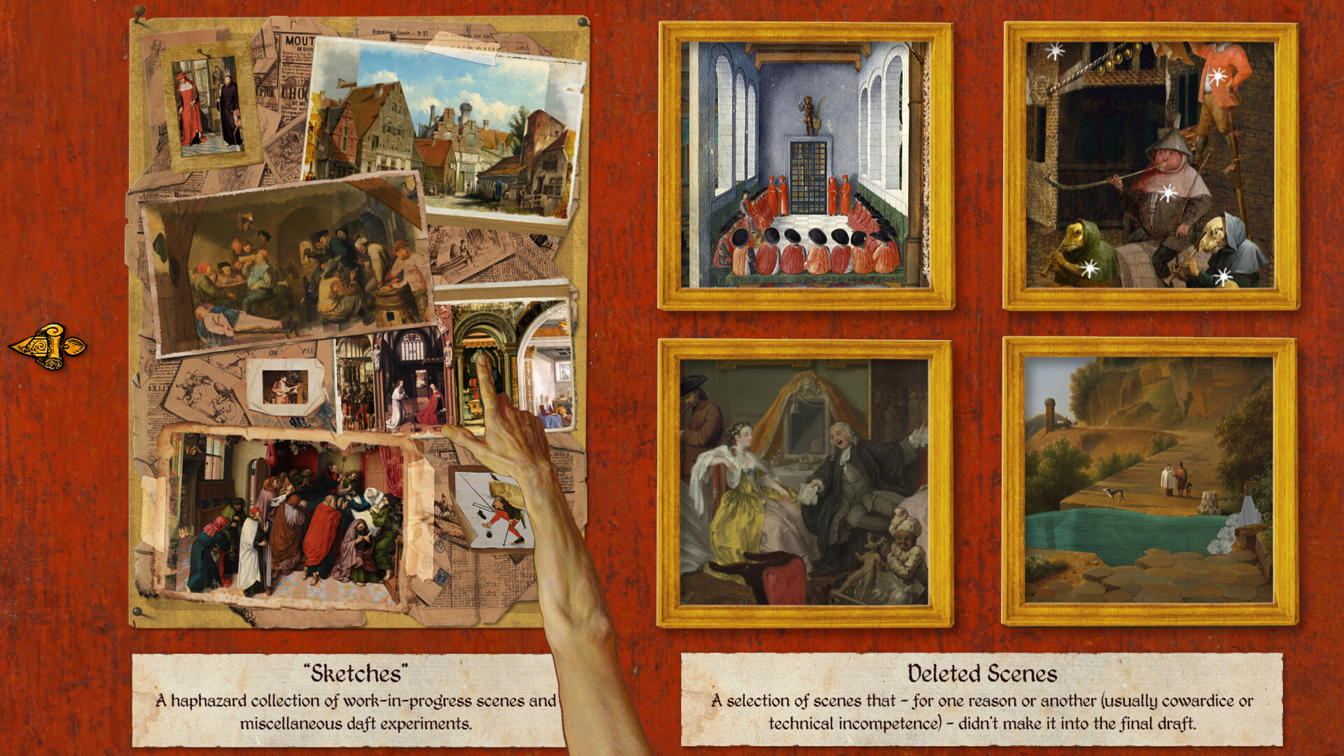 The Immortal John Triptych: Weird Extra Content Art Gallery DLC Thingy ¯\_(ツ)_/¯ screenshot 3