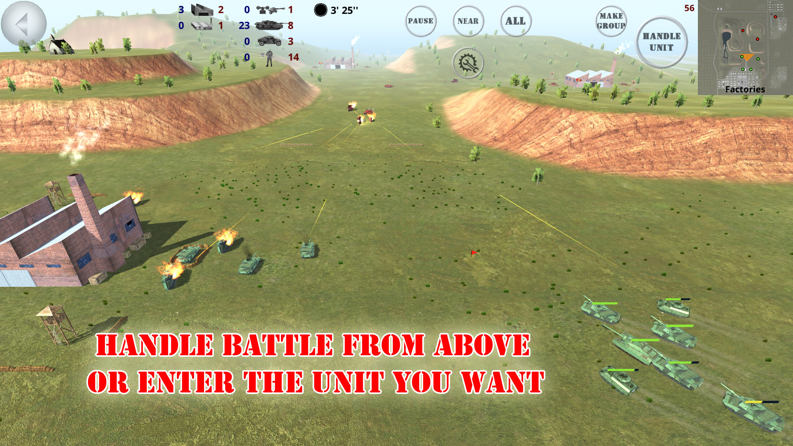 Battle 3D - Strategy game screenshot 1